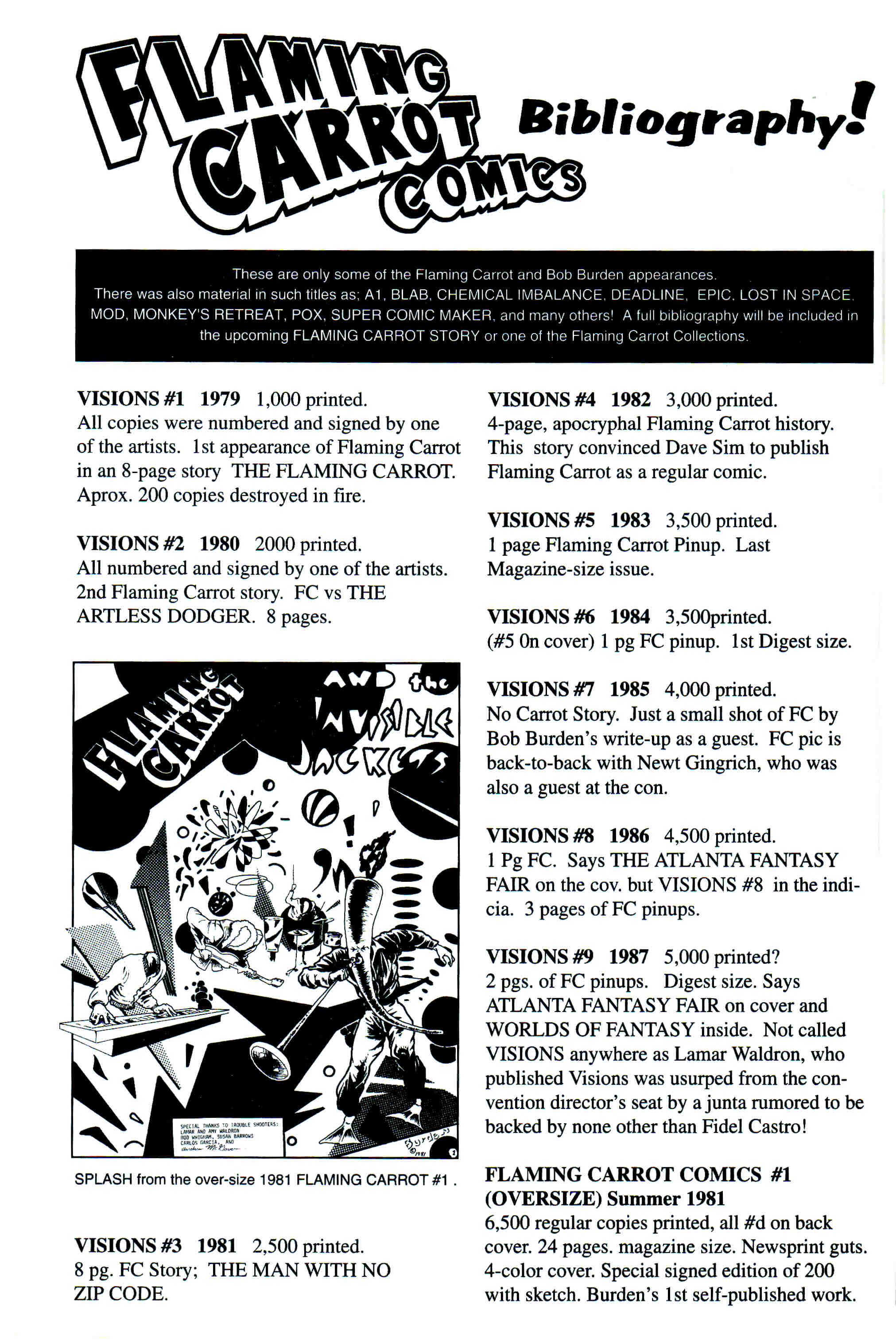 Read online Flaming Carrot Comics (1988) comic -  Issue # _Annual 1 - 48