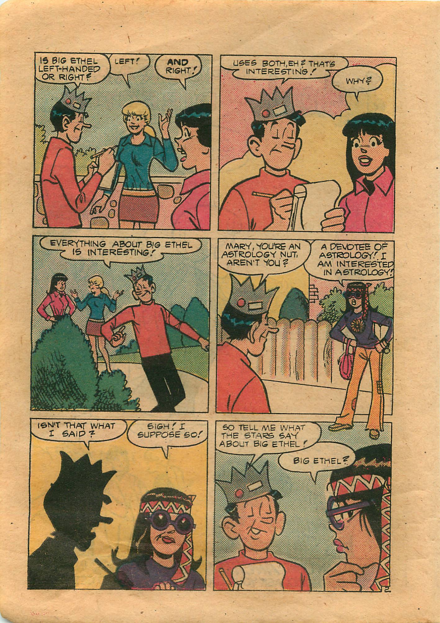 Read online Jughead Jones Comics Digest comic -  Issue #16 - 18