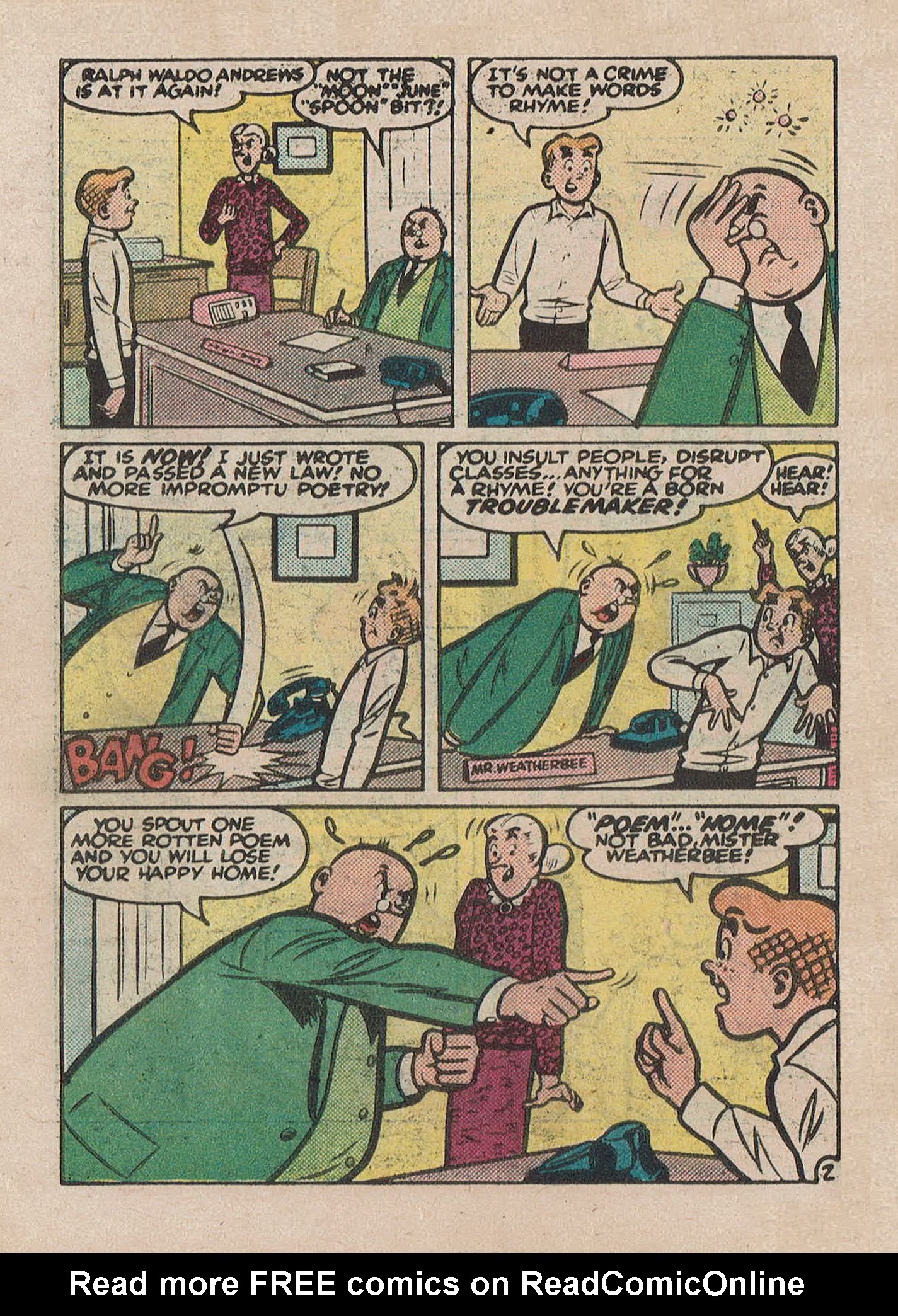 Read online Archie's Double Digest Magazine comic -  Issue #28 - 186