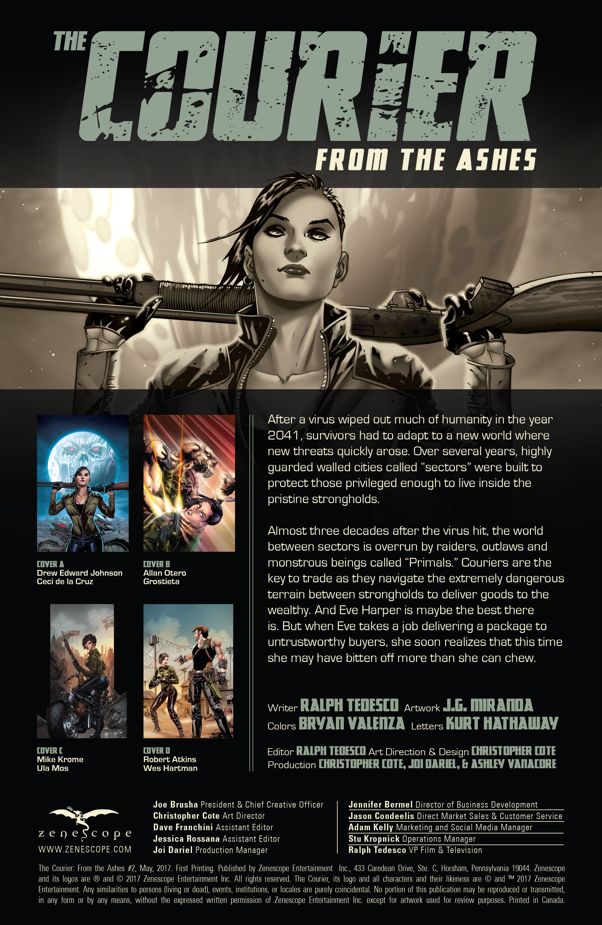 Read online The Courier comic -  Issue #2 - 2