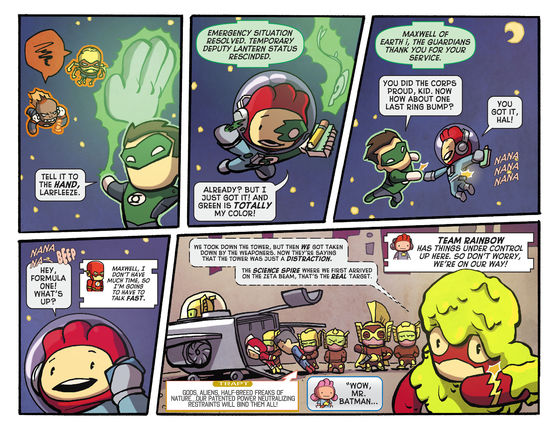 Read online Scribblenauts Unmasked: A Crisis of Imagination comic -  Issue #8 - 6