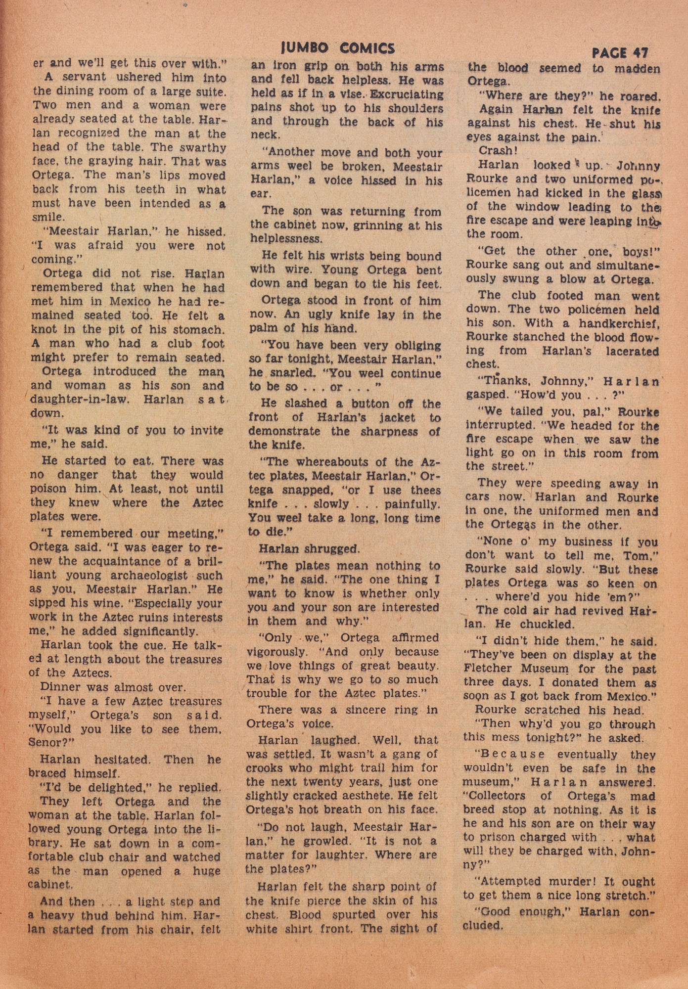 Read online Jumbo Comics comic -  Issue #49 - 49