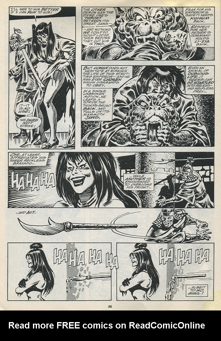 Read online The Savage Sword Of Conan comic -  Issue #194 - 22