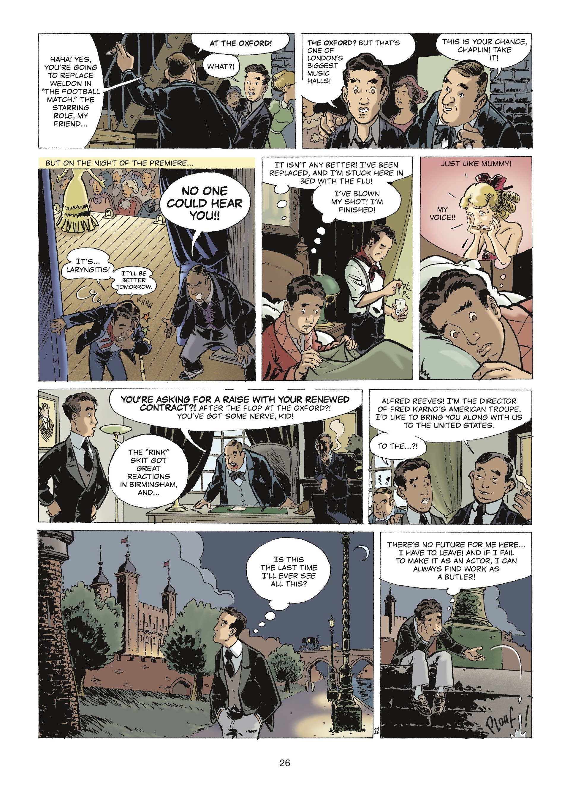 Read online The Stars of History: Charlie Chaplin comic -  Issue # TPB - 24