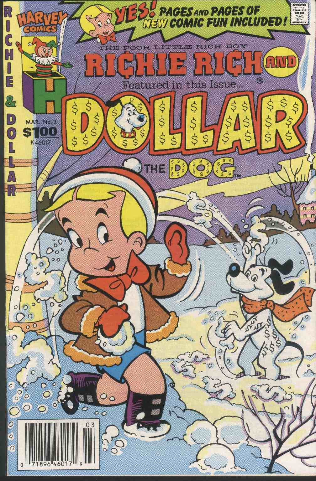 Read online Richie Rich & Dollar the Dog comic -  Issue #3 - 1