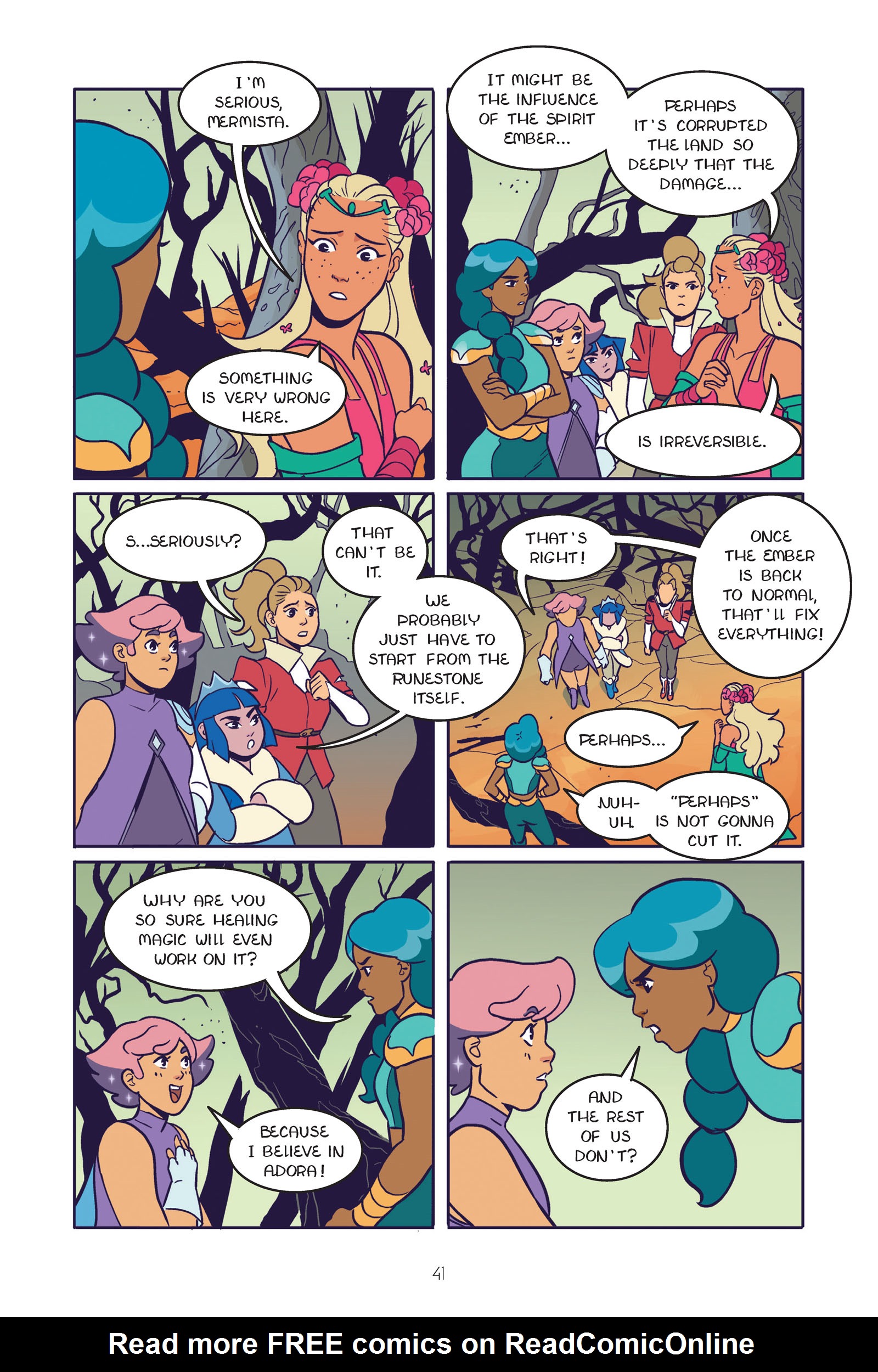 Read online She-Ra and the Princesses of Power: Legend of the Fire Princess comic -  Issue # TPB - 43