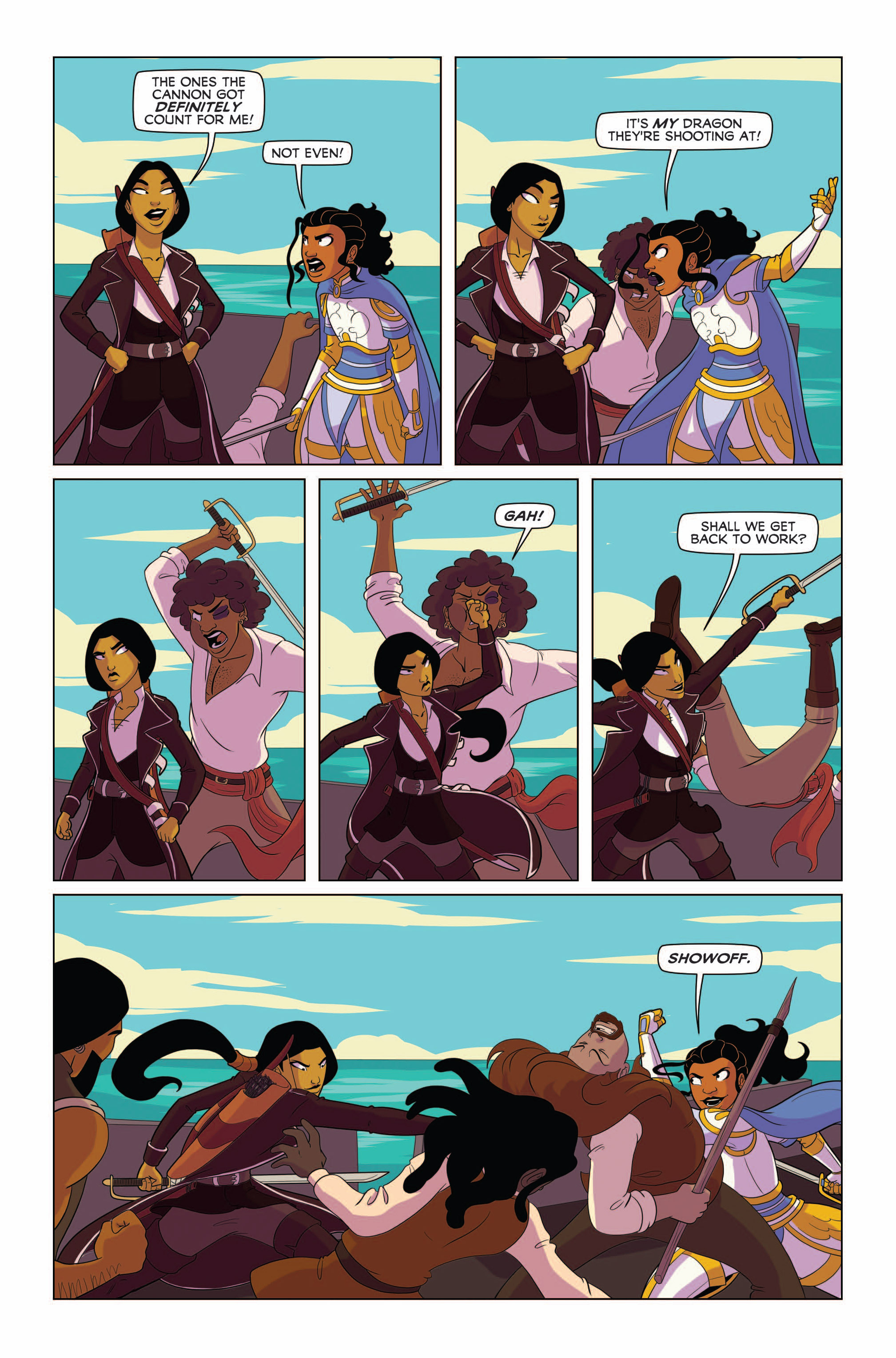 Read online Princeless: The Pirate Princess comic -  Issue # Full - 96