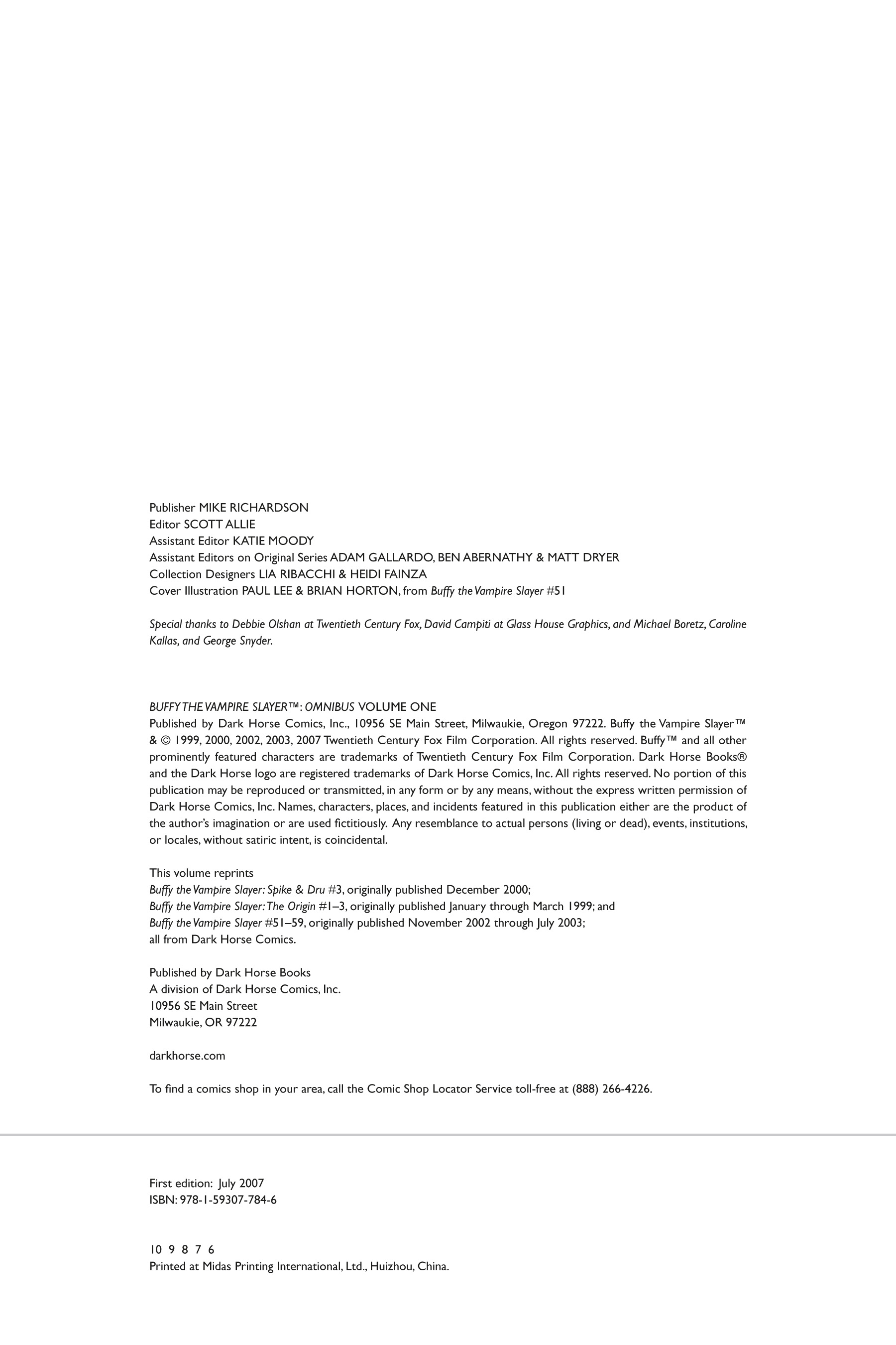 Read online Buffy the Vampire Slayer: Omnibus comic -  Issue # TPB 1 - 6