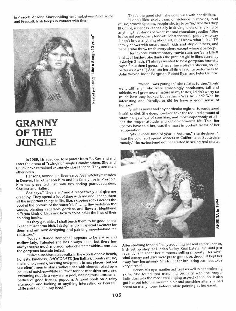 Read online TV's Original Sheena Irish McCalla comic -  Issue # TPB - 108