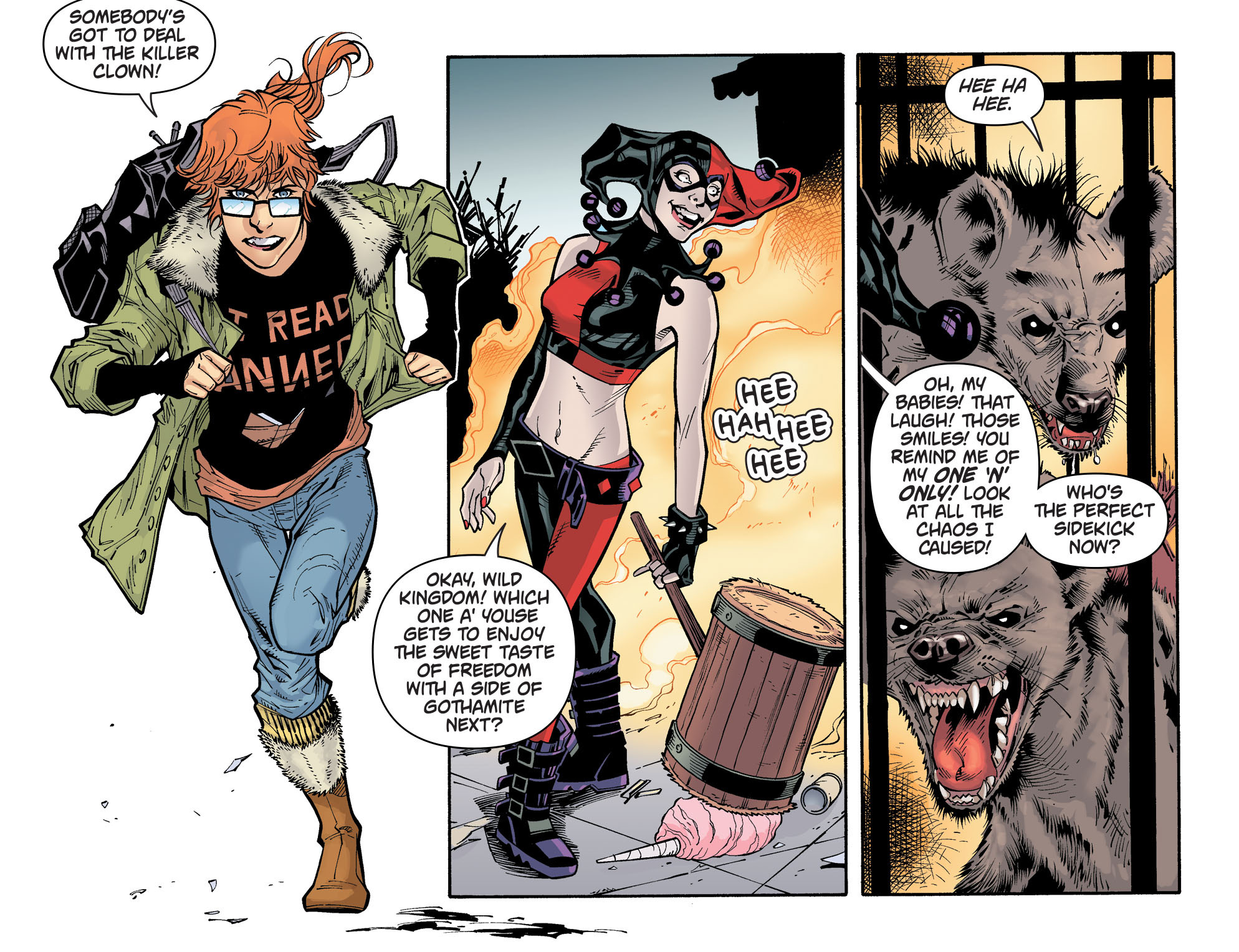 Read online Batman: Arkham Knight: Batgirl & Harley Quinn comic -  Issue #2 - 4