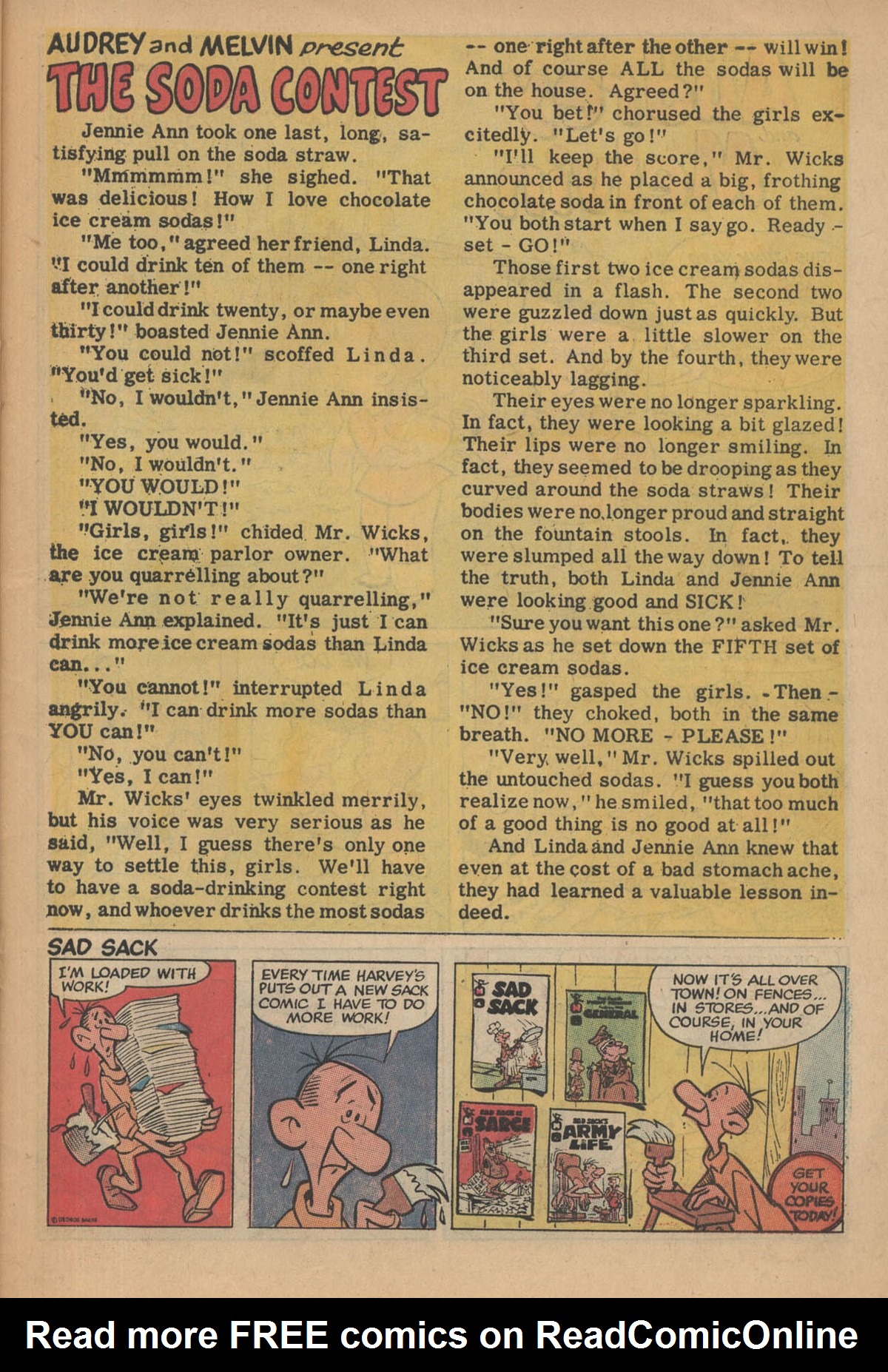 Read online Little Audrey And Melvin comic -  Issue #43 - 27