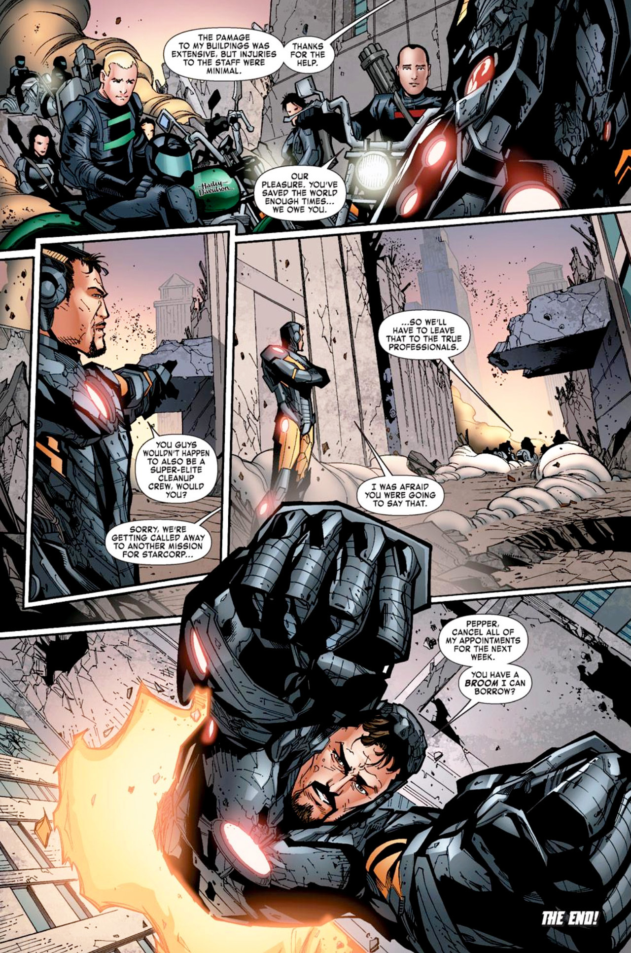 Read online Harley-Davidson/Iron Man comic -  Issue #2 - 12