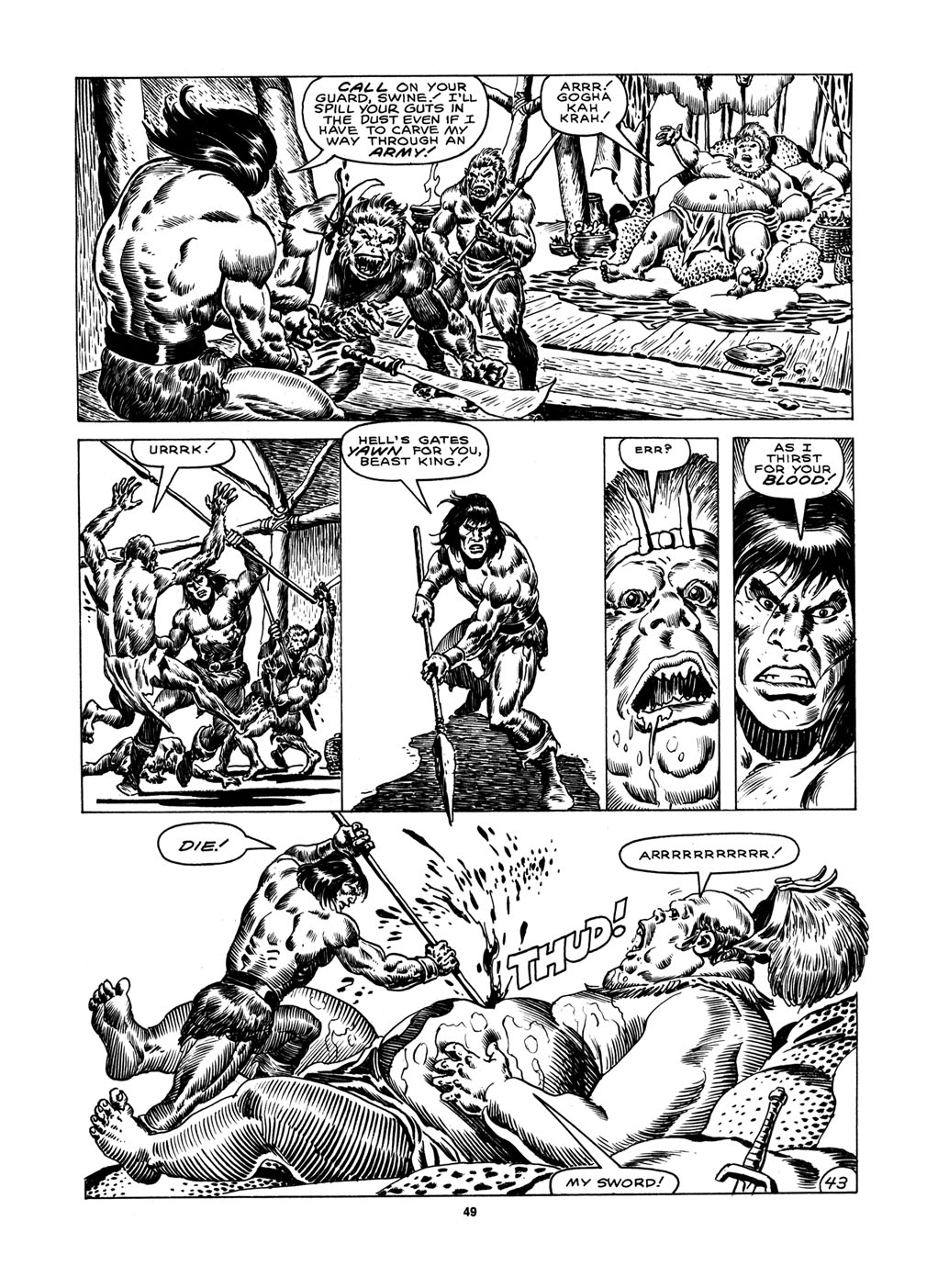 Read online The Savage Sword Of Conan comic -  Issue #151 - 46