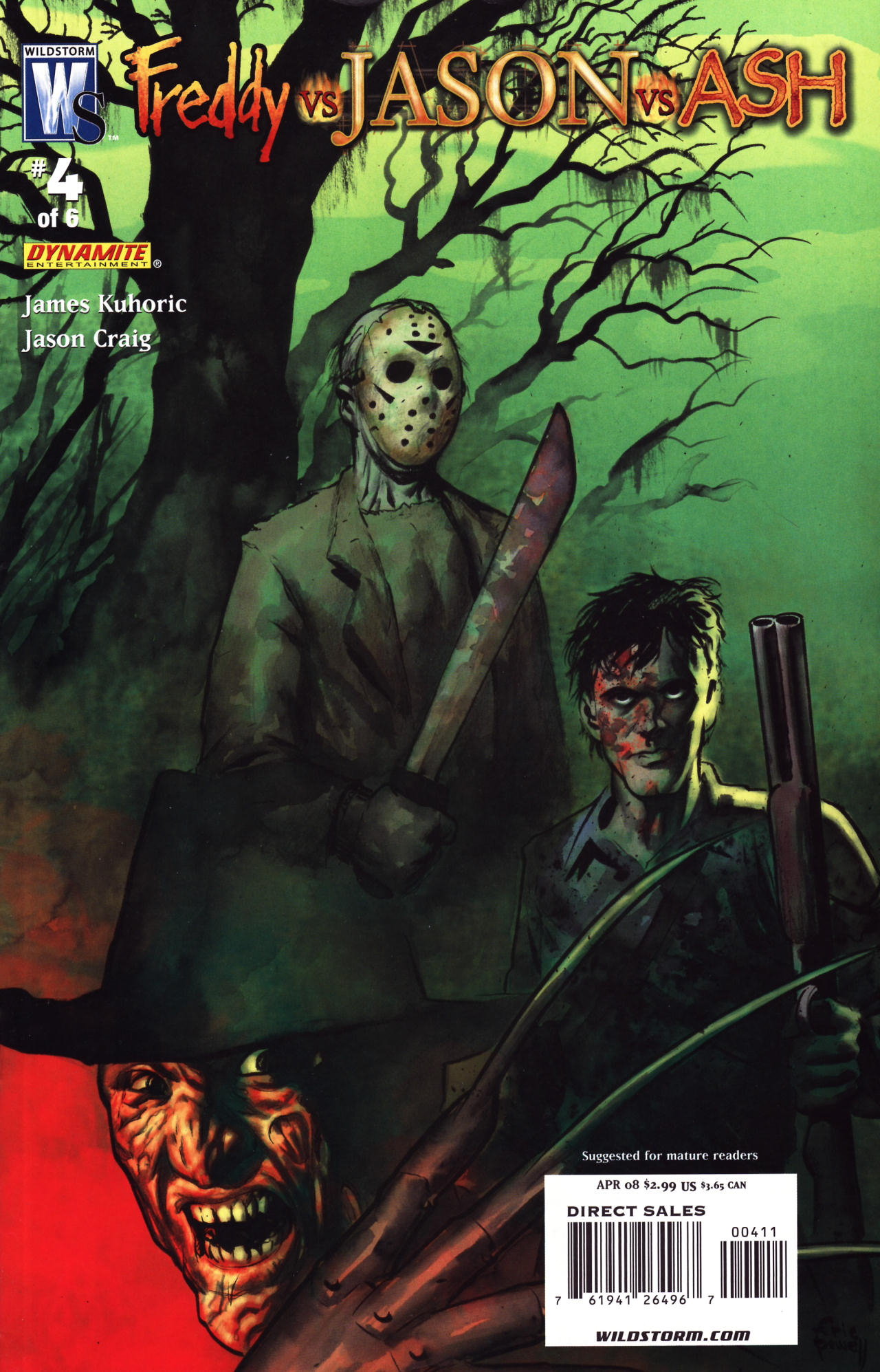 Read online Freddy Vs Jason Vs Ash comic -  Issue #4 - 1
