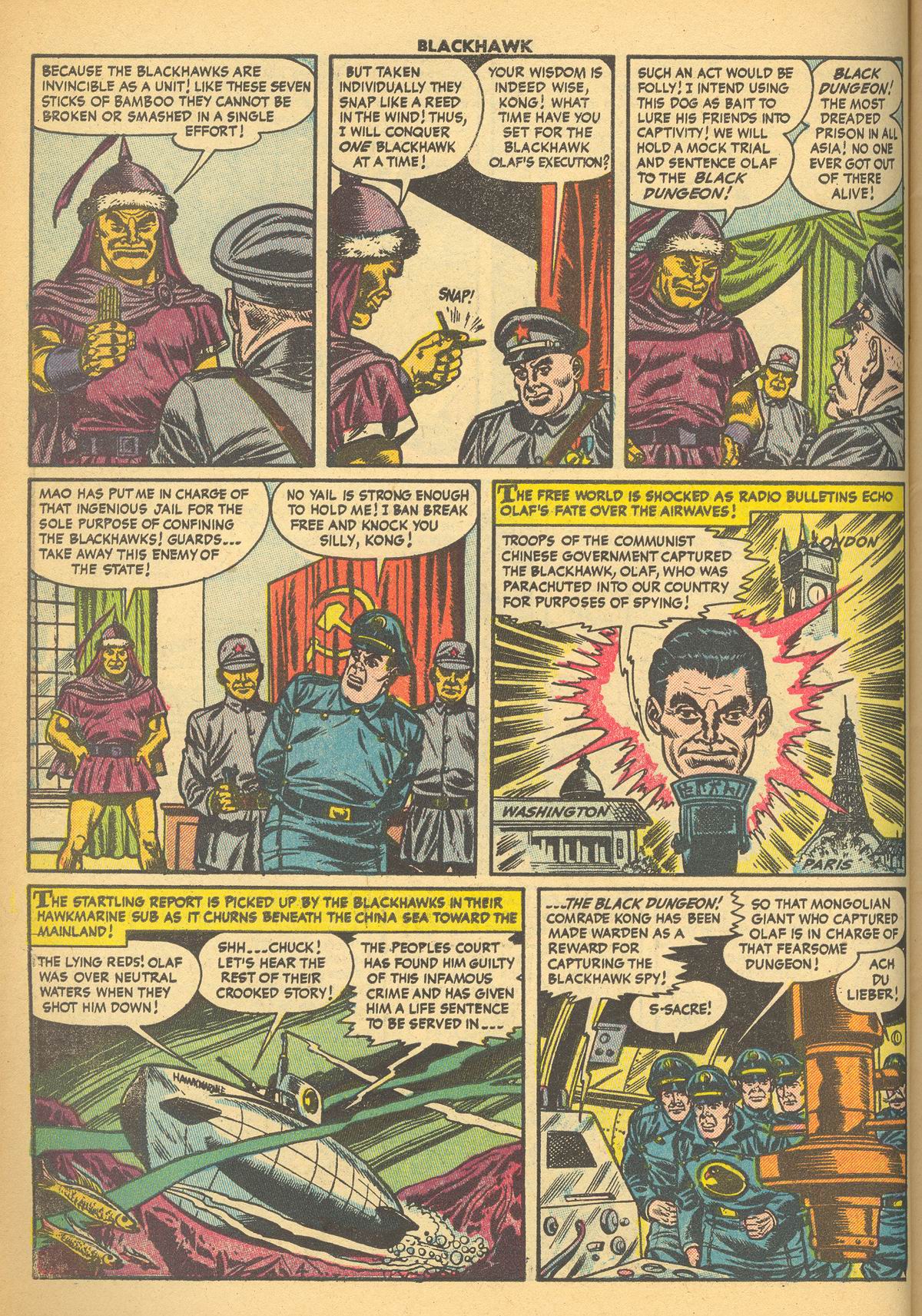 Read online Blackhawk (1957) comic -  Issue #92 - 6