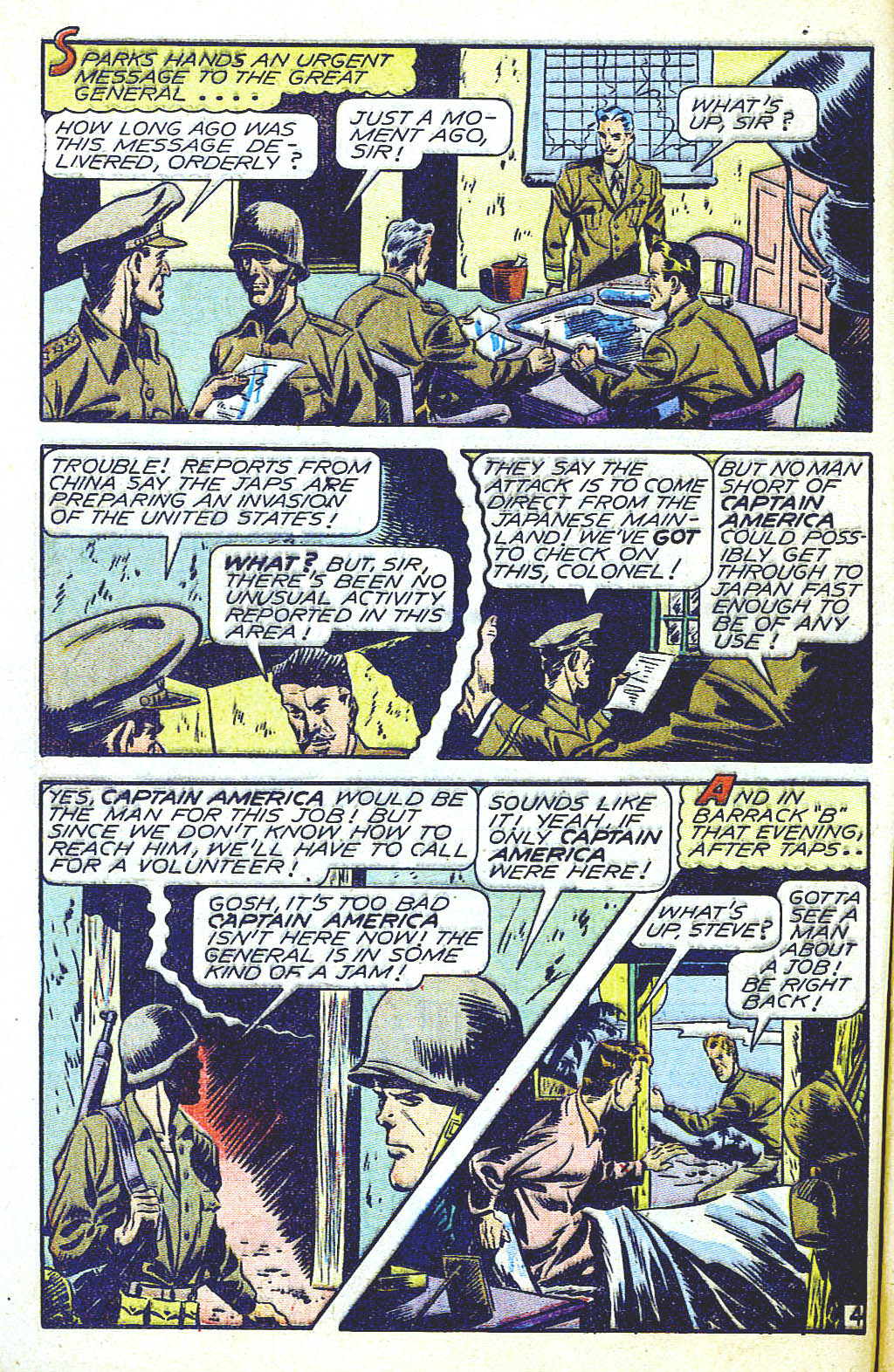 Read online Captain America Comics comic -  Issue #42 - 6