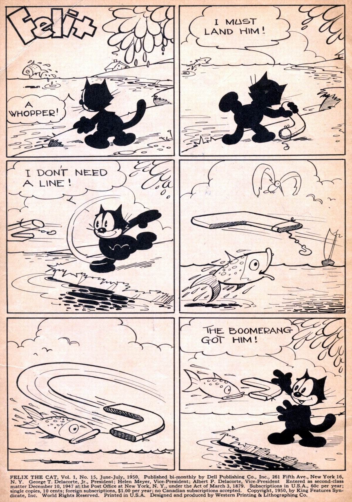 Read online Felix the Cat (1948) comic -  Issue #15 - 2