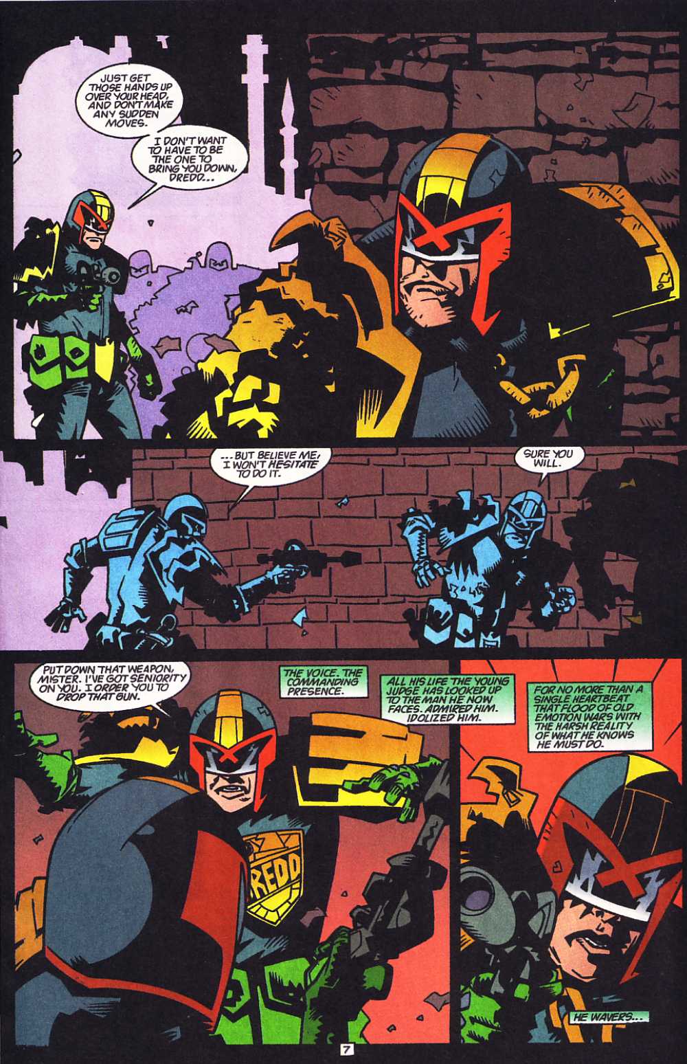 Read online Judge Dredd: Legends of the Law comic -  Issue #9 - 7