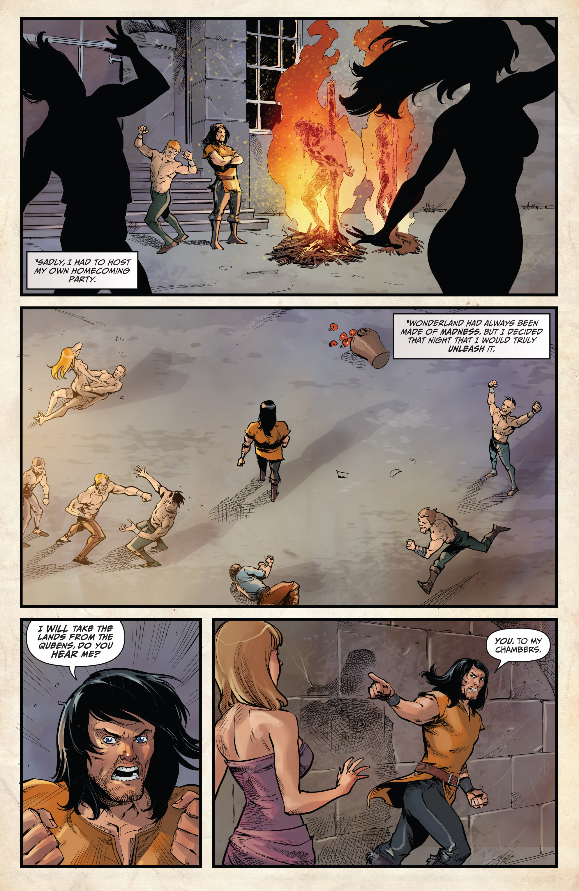 Read online Grimm Fairy Tales vs. Wonderland comic -  Issue #3 - 14
