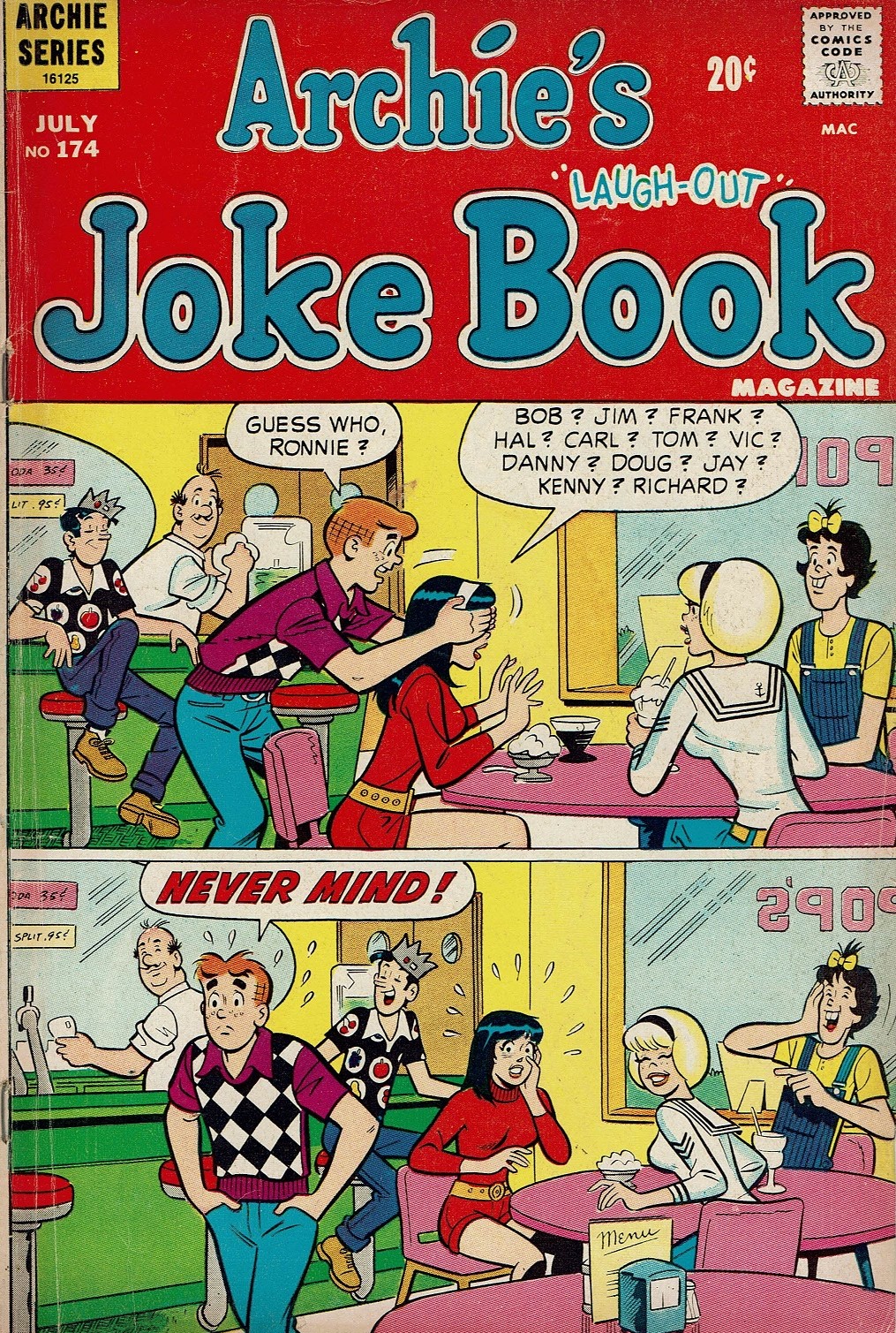 Read online Archie's Joke Book Magazine comic -  Issue #174 - 1