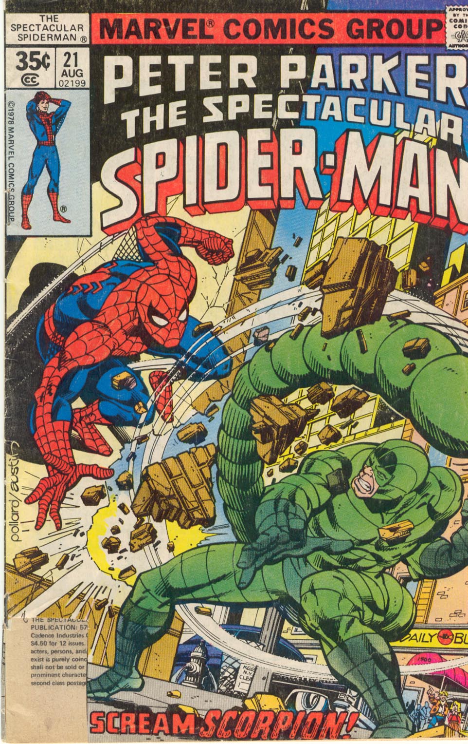Read online The Spectacular Spider-Man (1976) comic -  Issue #21 - 1