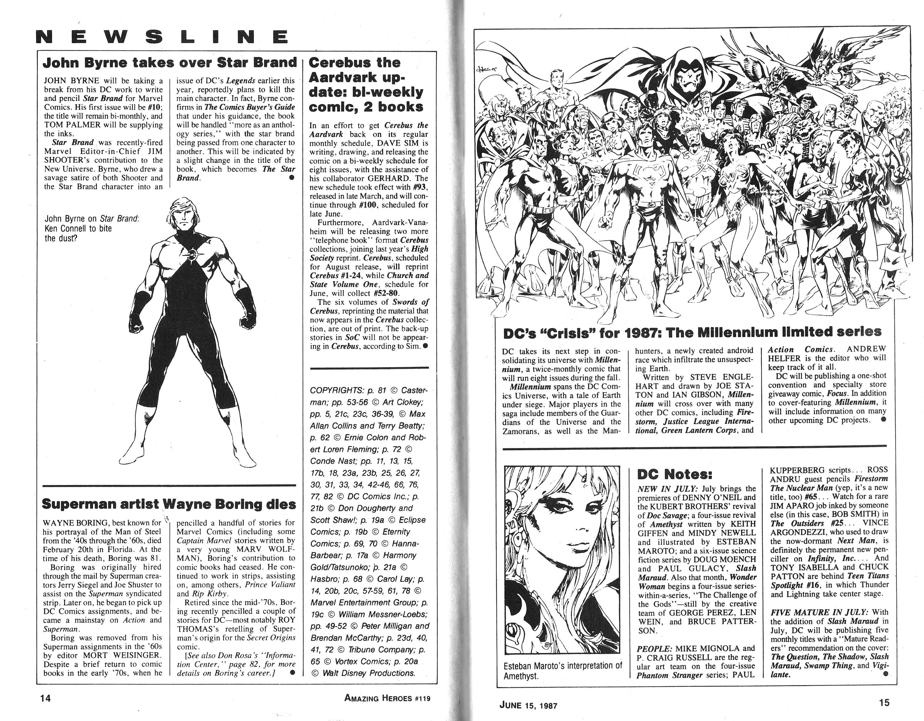 Read online Amazing Heroes comic -  Issue #119 - 8