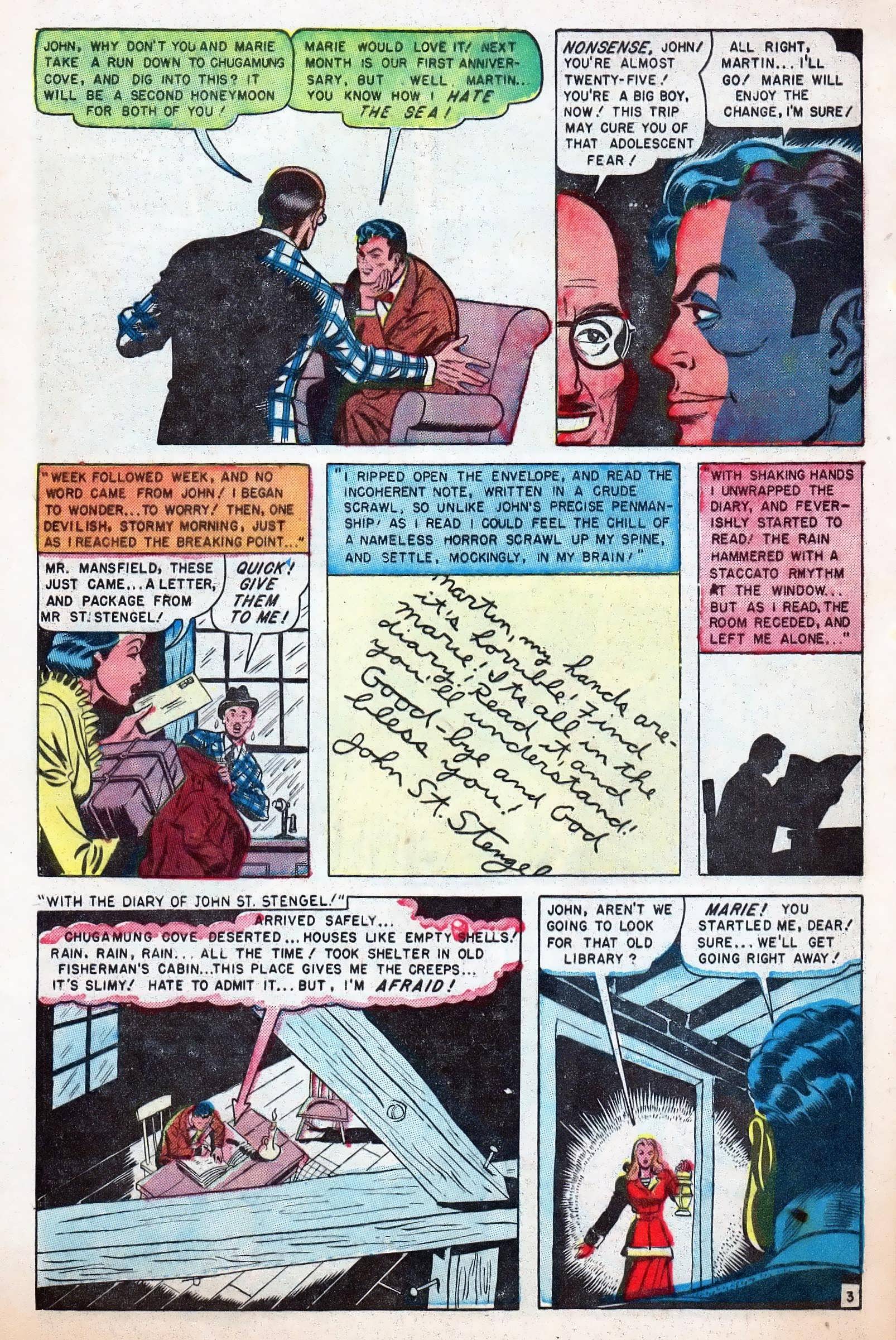 Read online Amazing Mysteries comic -  Issue #32 - 4