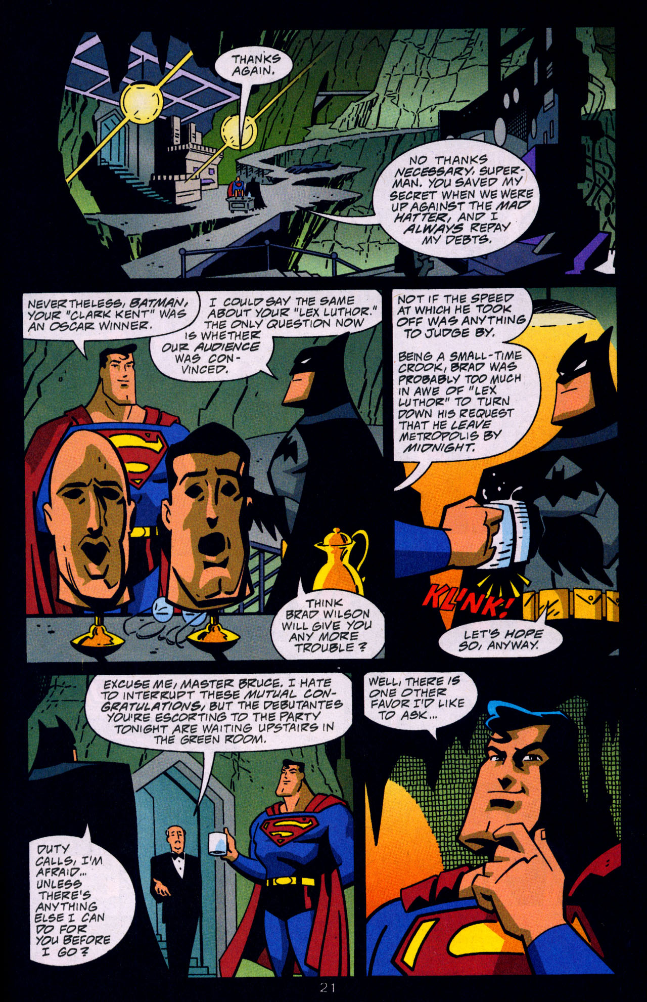 Read online Superman Adventures comic -  Issue #33 - 22