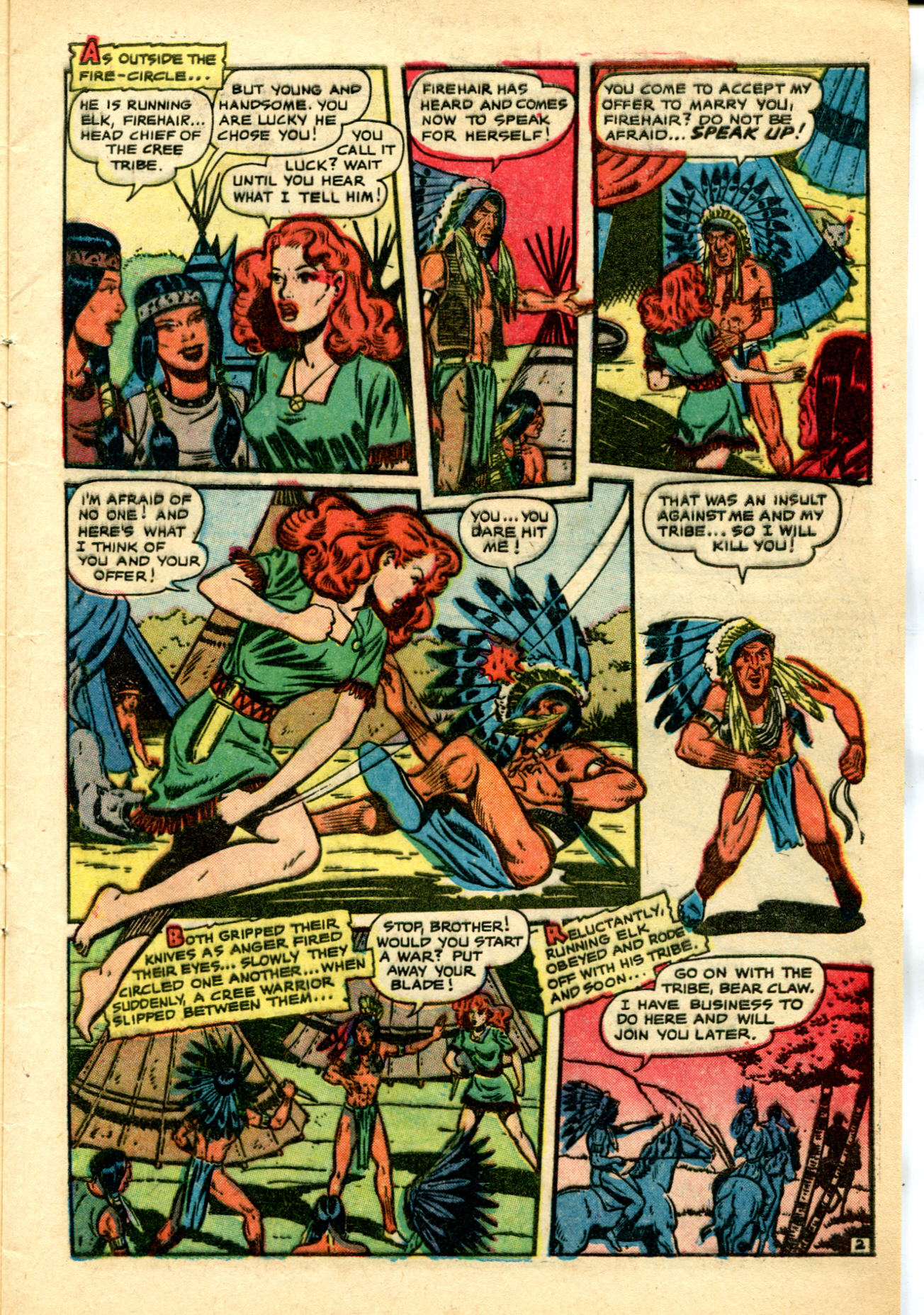 Read online Firehair (1951) comic -  Issue #10 - 5