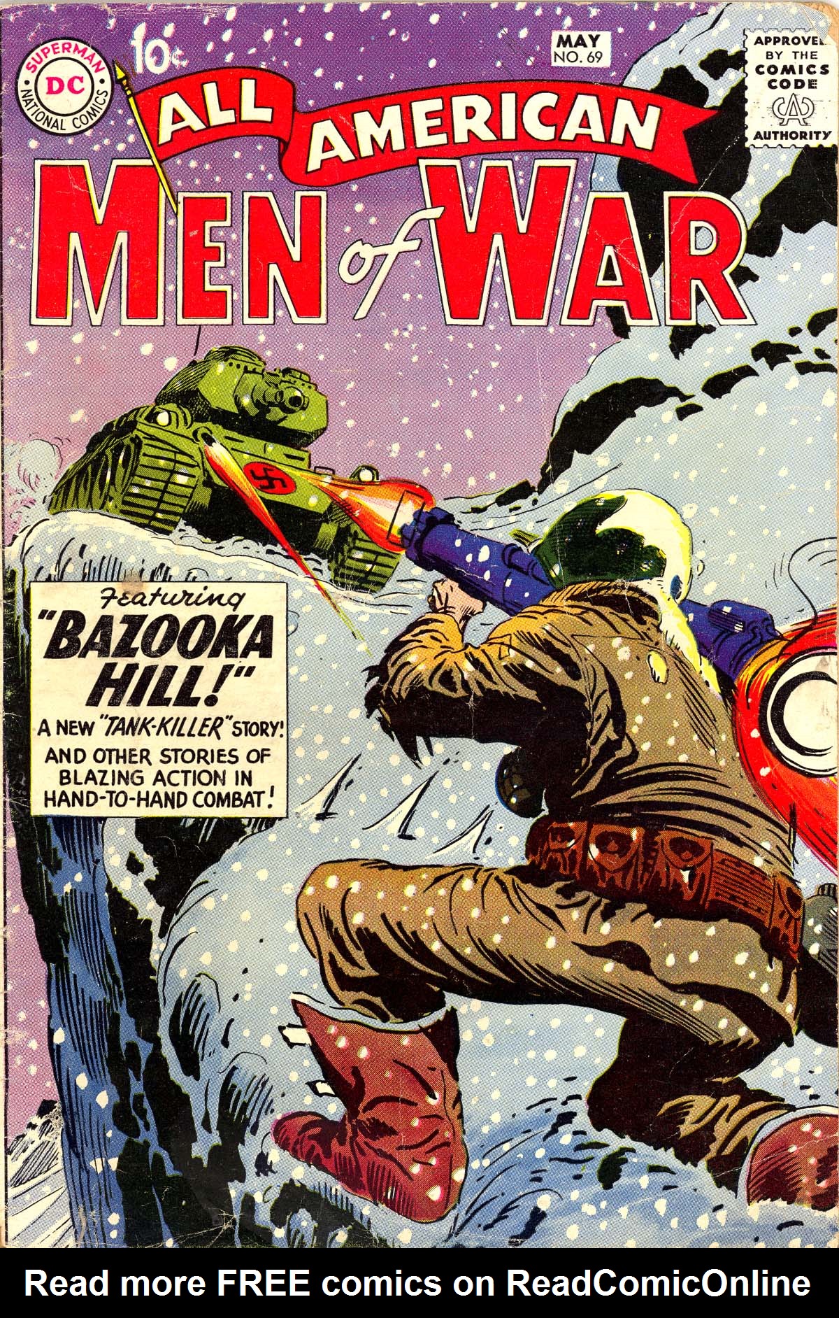 Read online All-American Men of War comic -  Issue #69 - 1