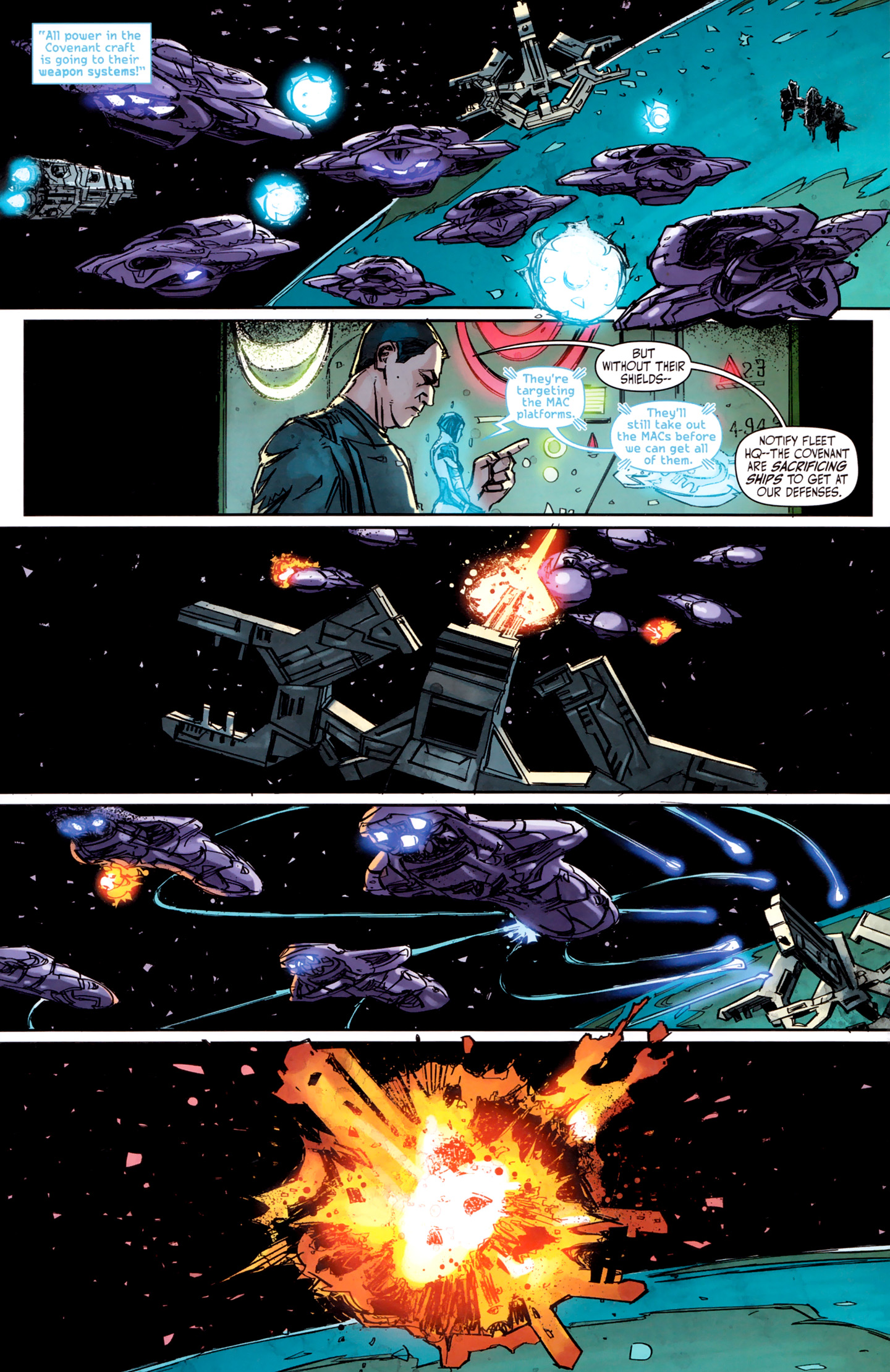 Read online Halo: Fall Of Reach - Invasion comic -  Issue #3 - 15