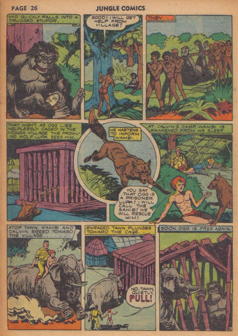 Read online Jungle Comics comic -  Issue #29 - 27
