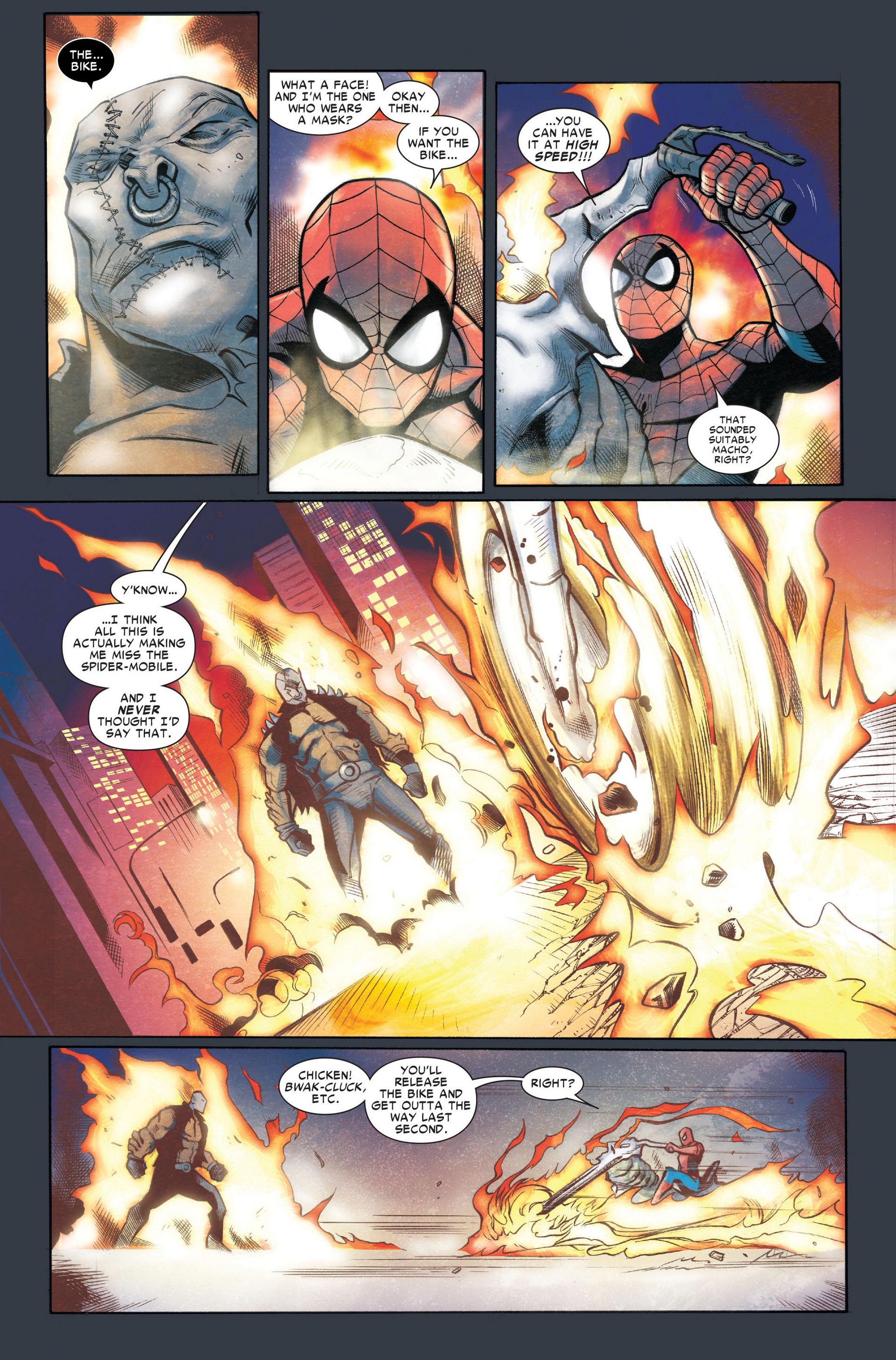 Read online Amazing Spider-Man/Ghost Rider: Motorstorm comic -  Issue # Full - 15