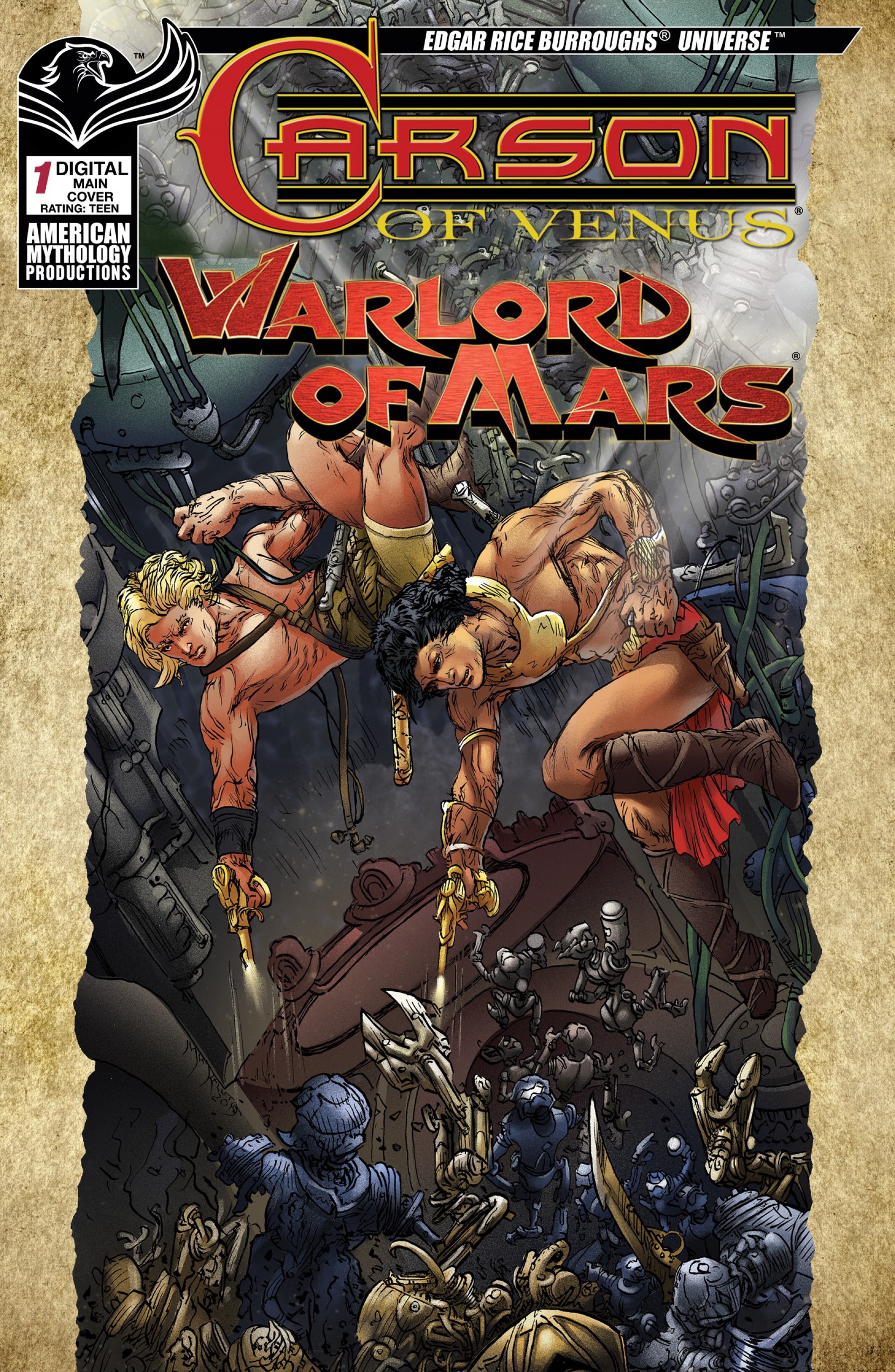 Read online Carson of Venus: Warlord of Mars comic -  Issue #1 - 1