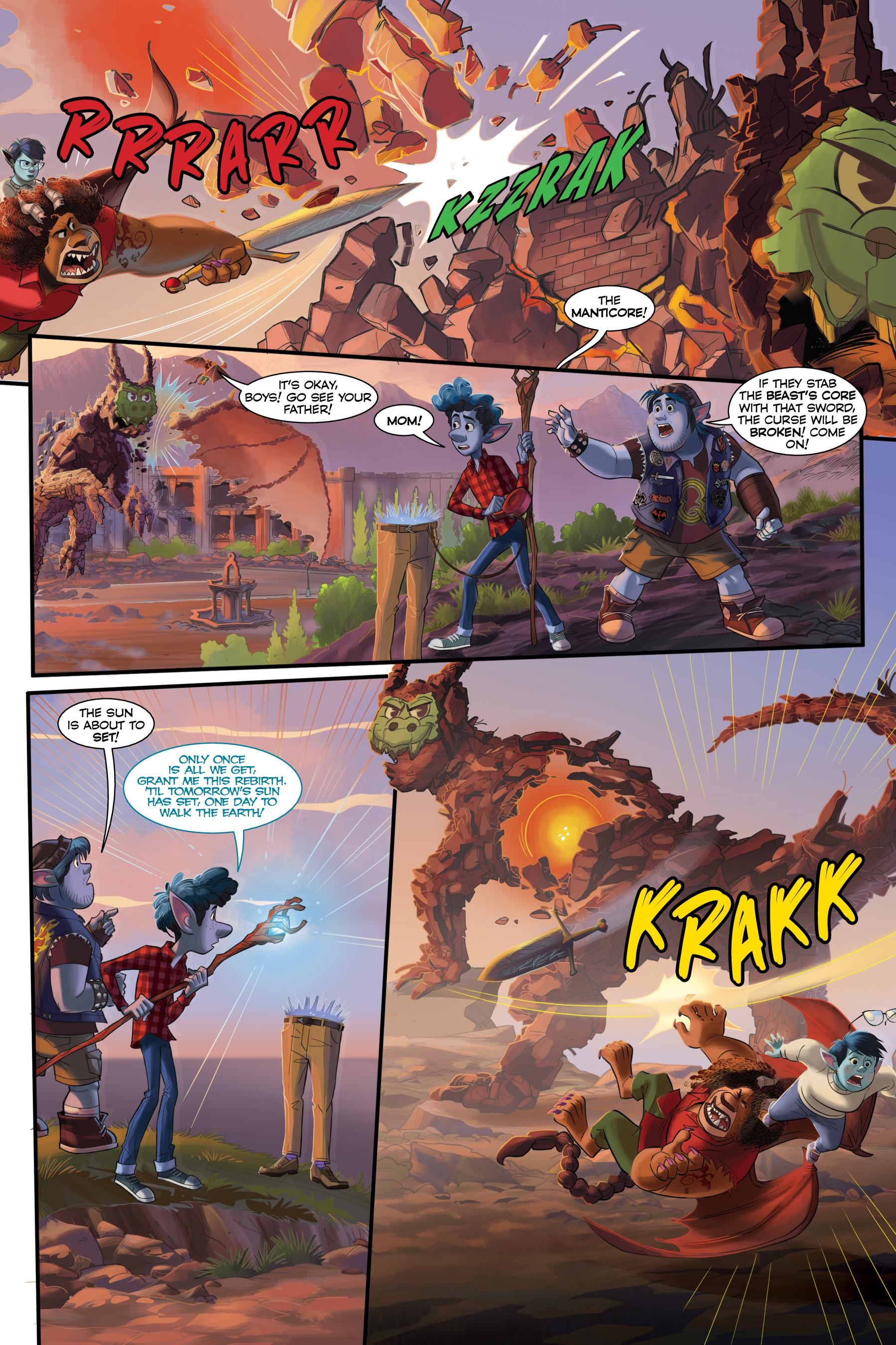 Read online Onward: The Story of the Movie in Comics comic -  Issue # TPB - 52