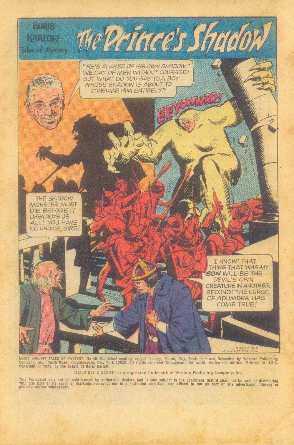 Read online Boris Karloff Tales of Mystery comic -  Issue #46 - 3