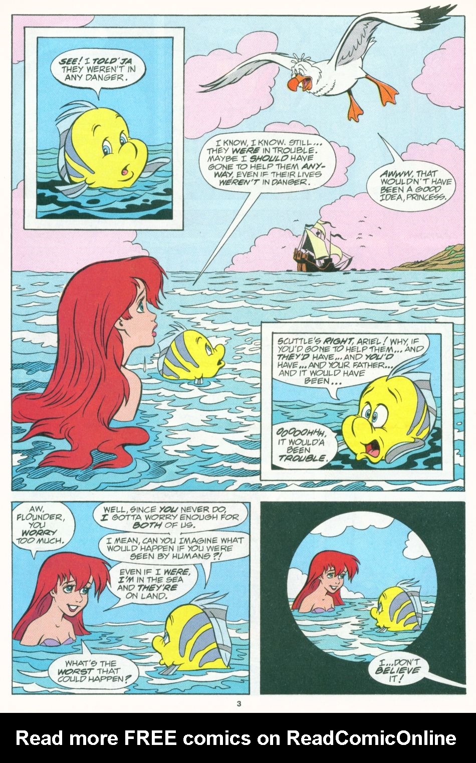 Read online Disney's The Little Mermaid Limited Series comic -  Issue #4 - 4