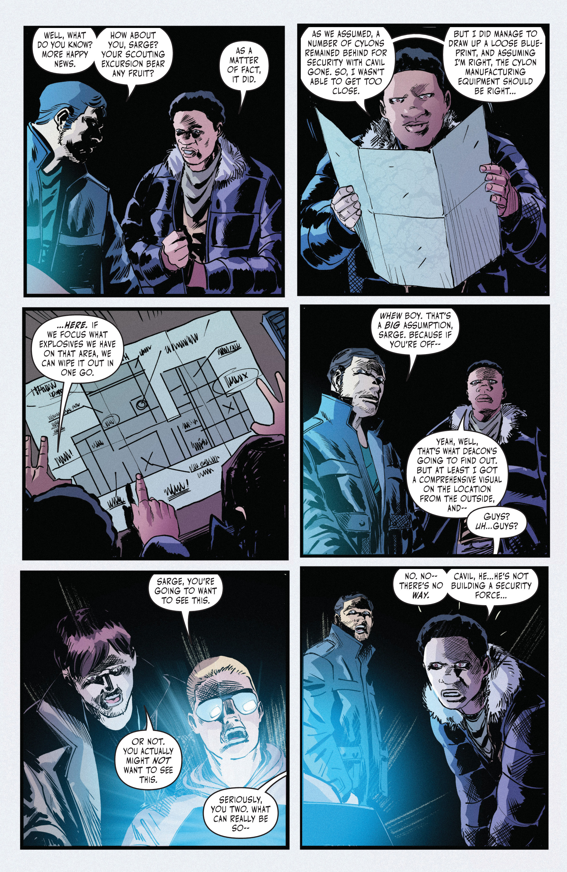 Read online Battlestar Galactica: Twilight Command comic -  Issue #3 - 21