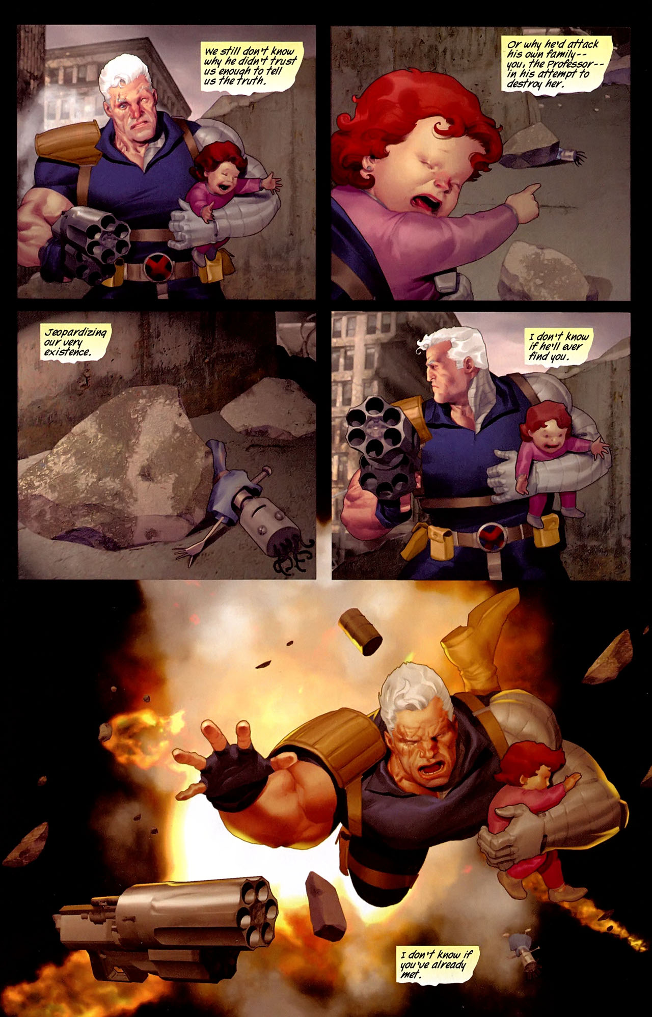 Read online Cable (2008) comic -  Issue #6 - 32