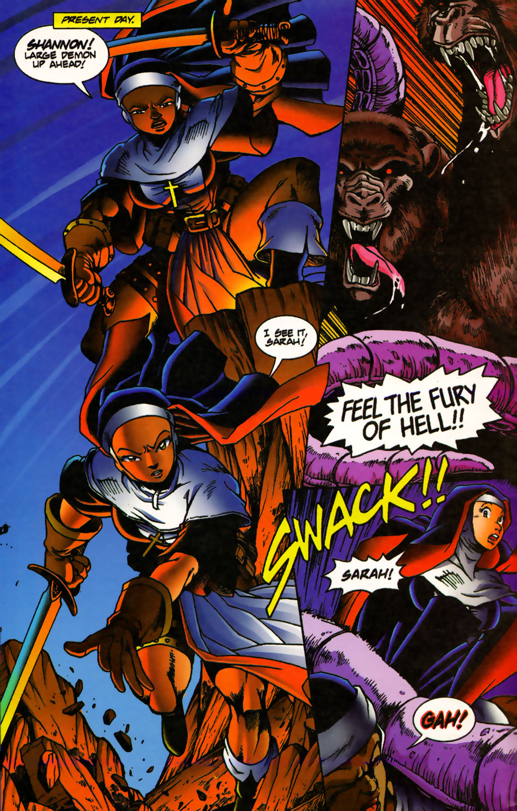 Read online Warrior Nun Areala (1994) comic -  Issue #1 - 9