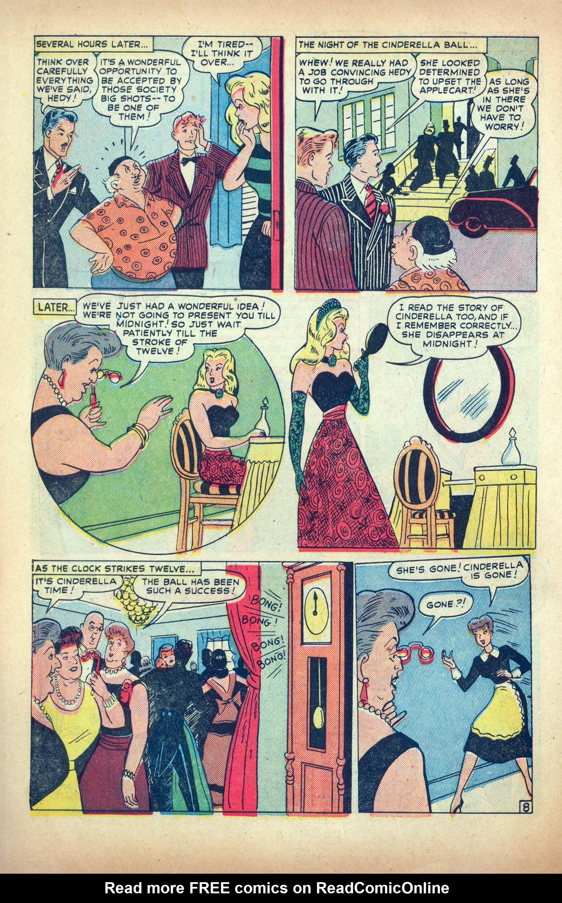 Read online Hedy Of Hollywood Comics comic -  Issue #42 - 10