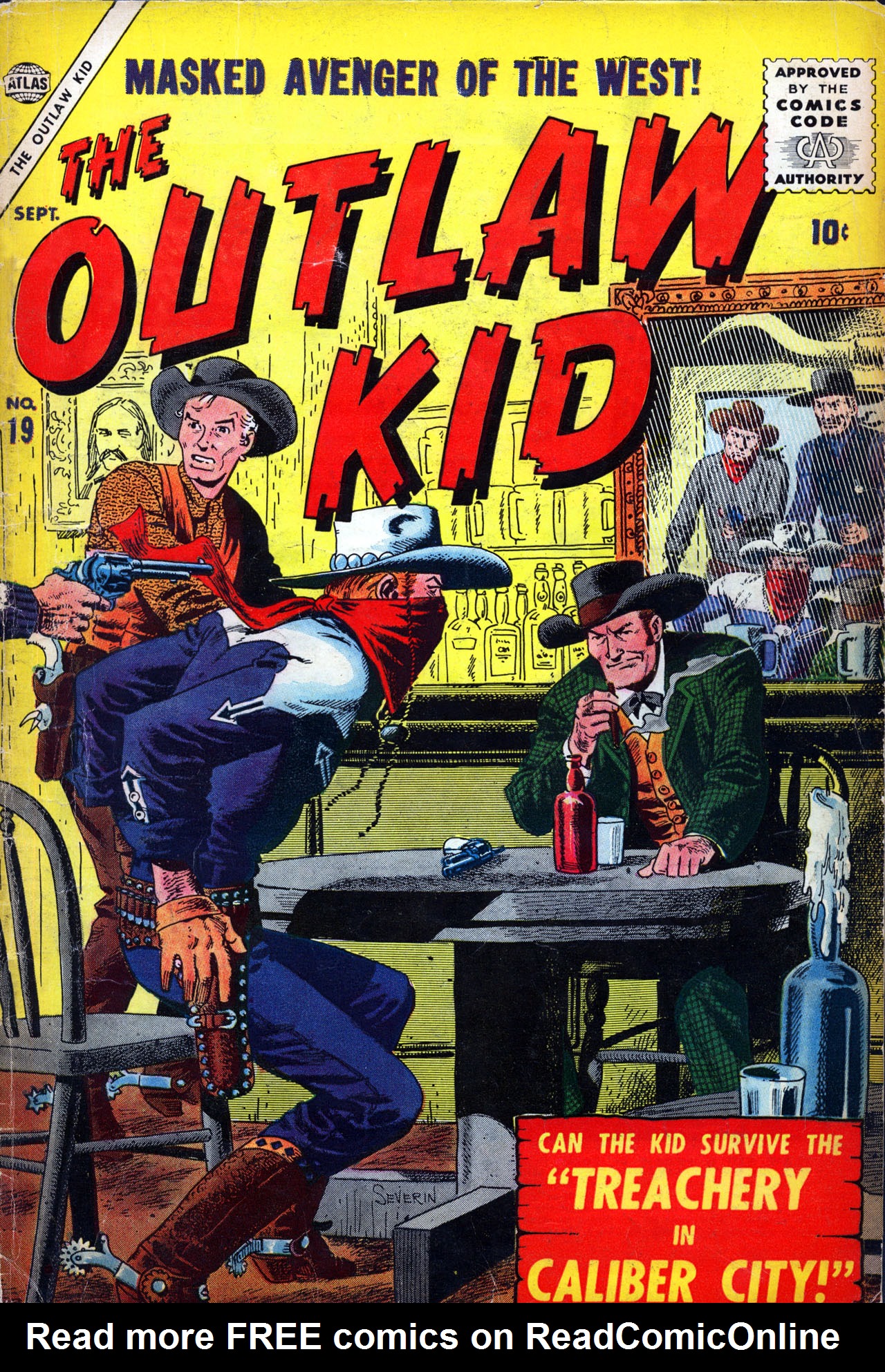 Read online The Outlaw Kid (1954) comic -  Issue #19 - 1