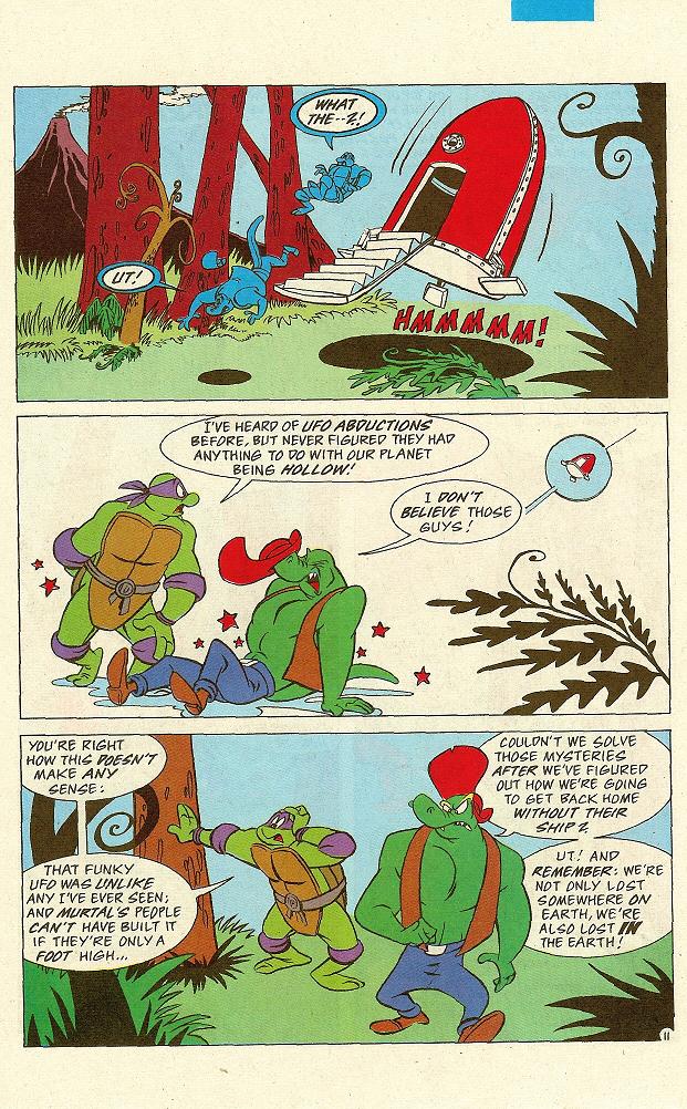 Read online Teenage Mutant Ninja Turtles Presents: Donatello and Leatherhead comic -  Issue #1 - 12