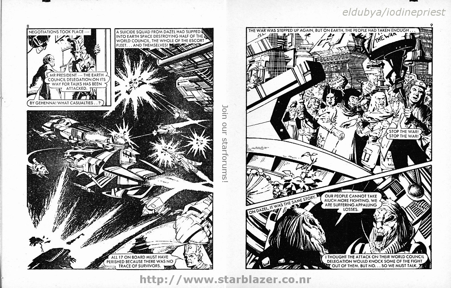Read online Starblazer comic -  Issue #138 - 6