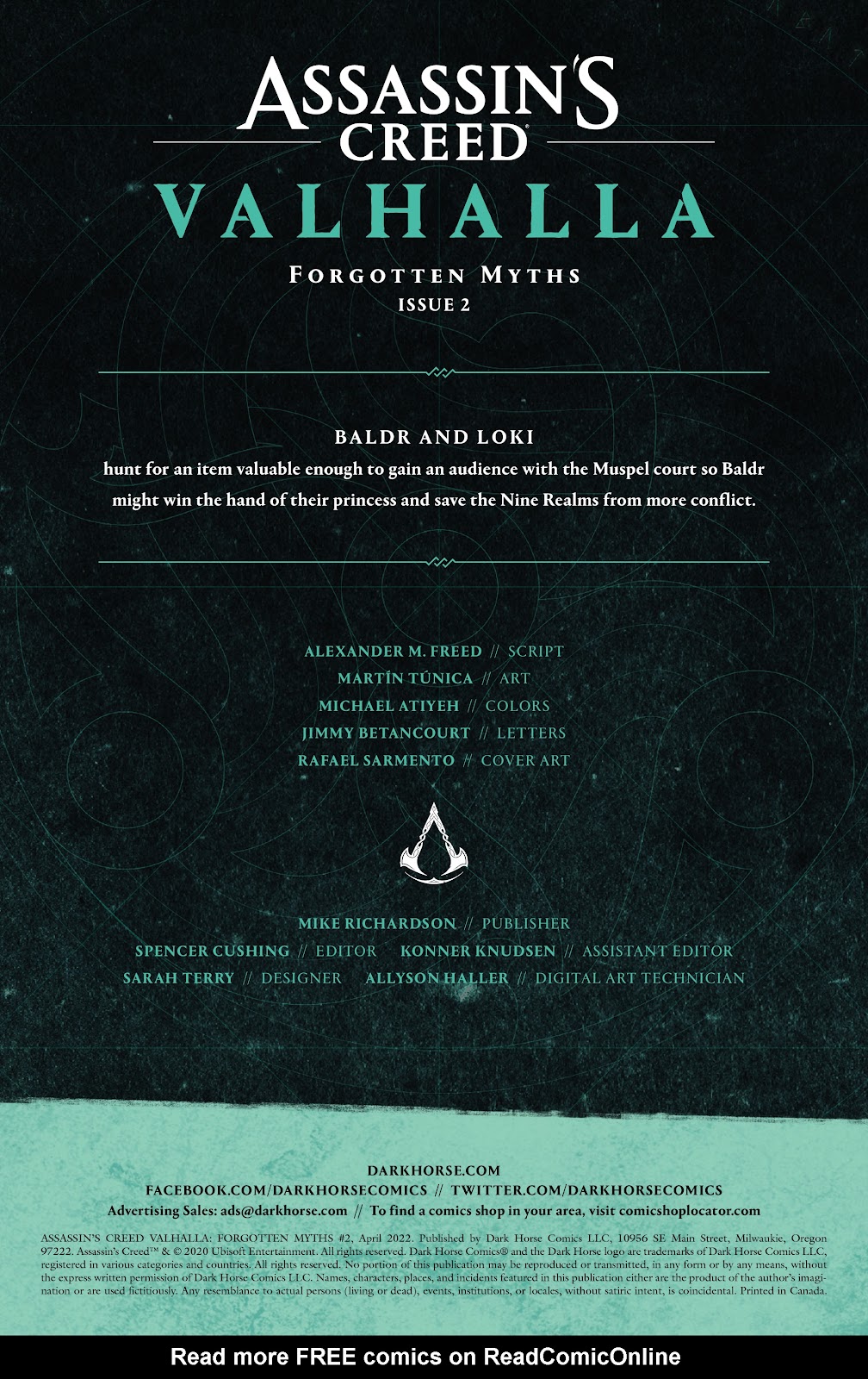 Assassin's Creed Valhalla: Forgotten Myths issue 2 - Page 2