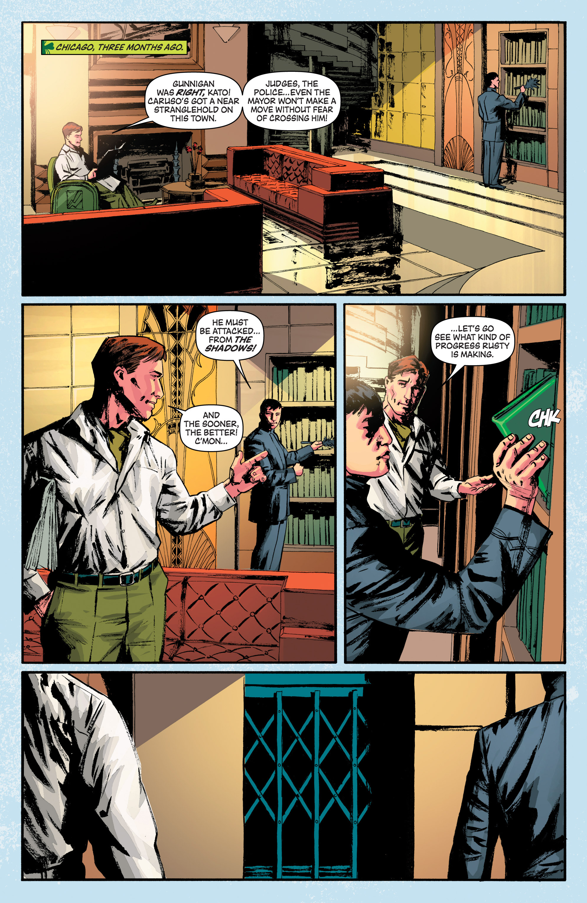 Green Hornet: Year One Issue #9 #10 - English 8