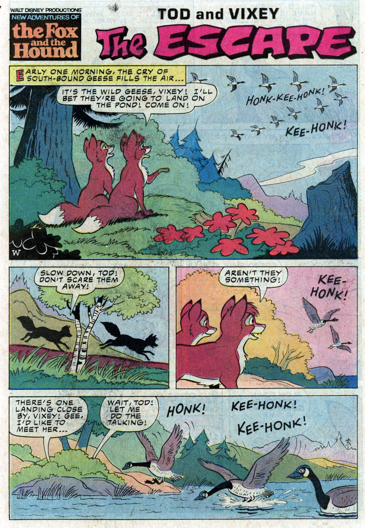Read online Walt Disney Productions' The Fox and the Hound comic -  Issue #3 - 19