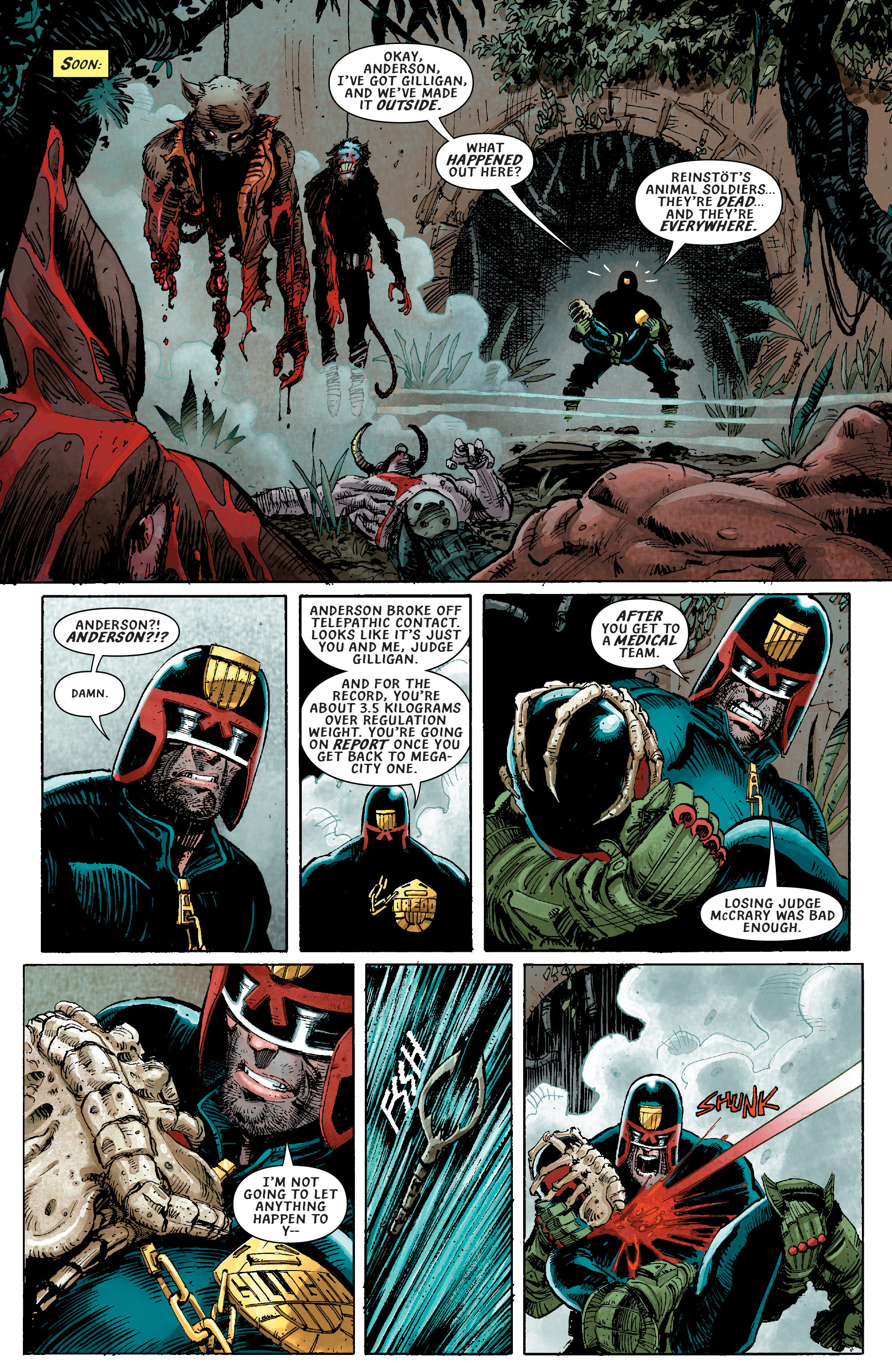 Read online Predator Vs. Judge Dredd Vs. Aliens comic -  Issue #3 - 12
