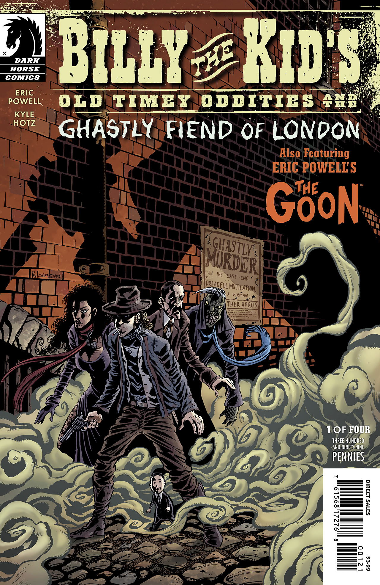 Read online Billy the Kid's Old Timey Oddities and the Ghastly Fiend of London comic -  Issue #1 - 2