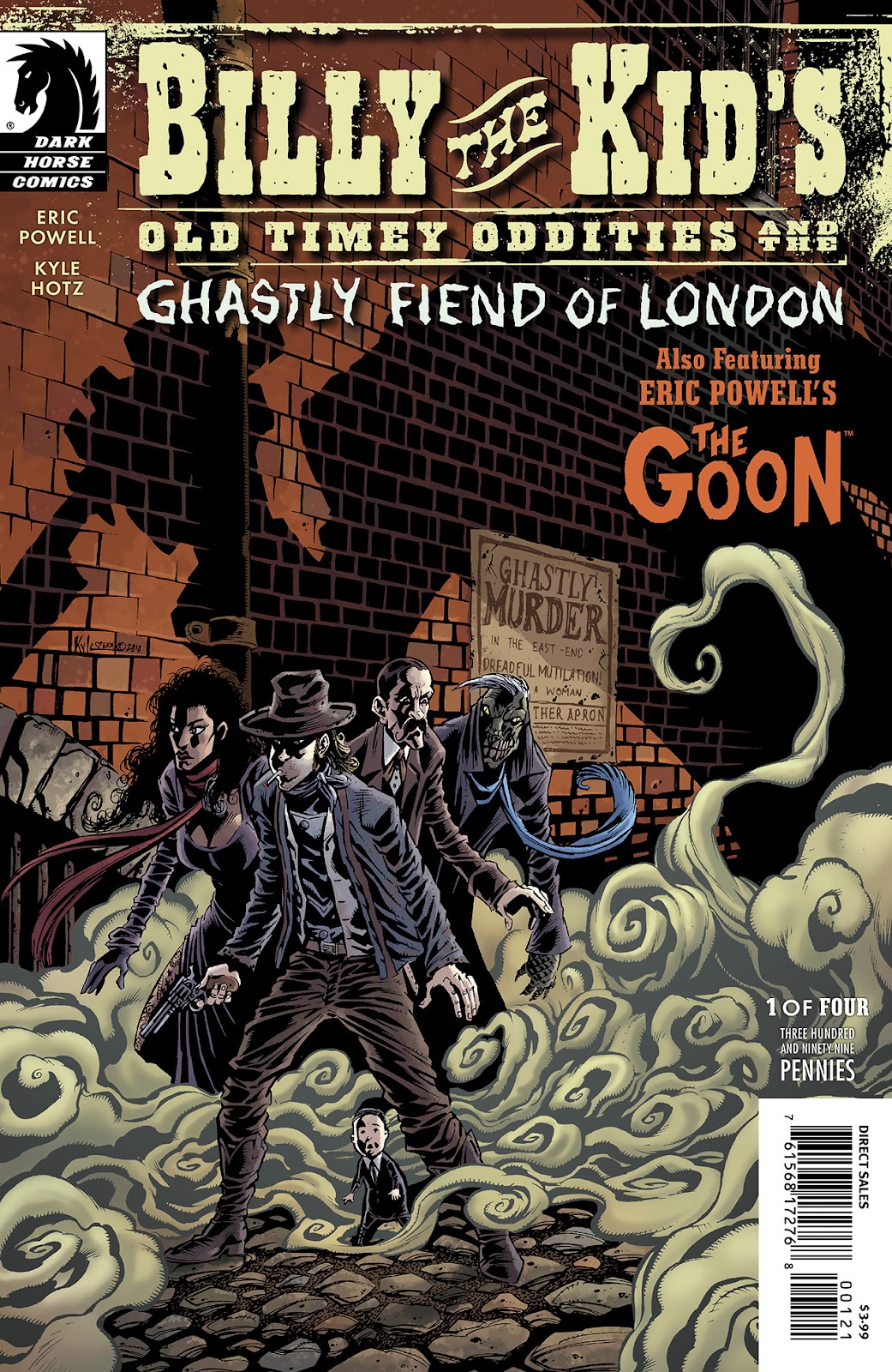 Billy the Kid's Old Timey Oddities and the Ghastly Fiend of London issue 1 - Page 2